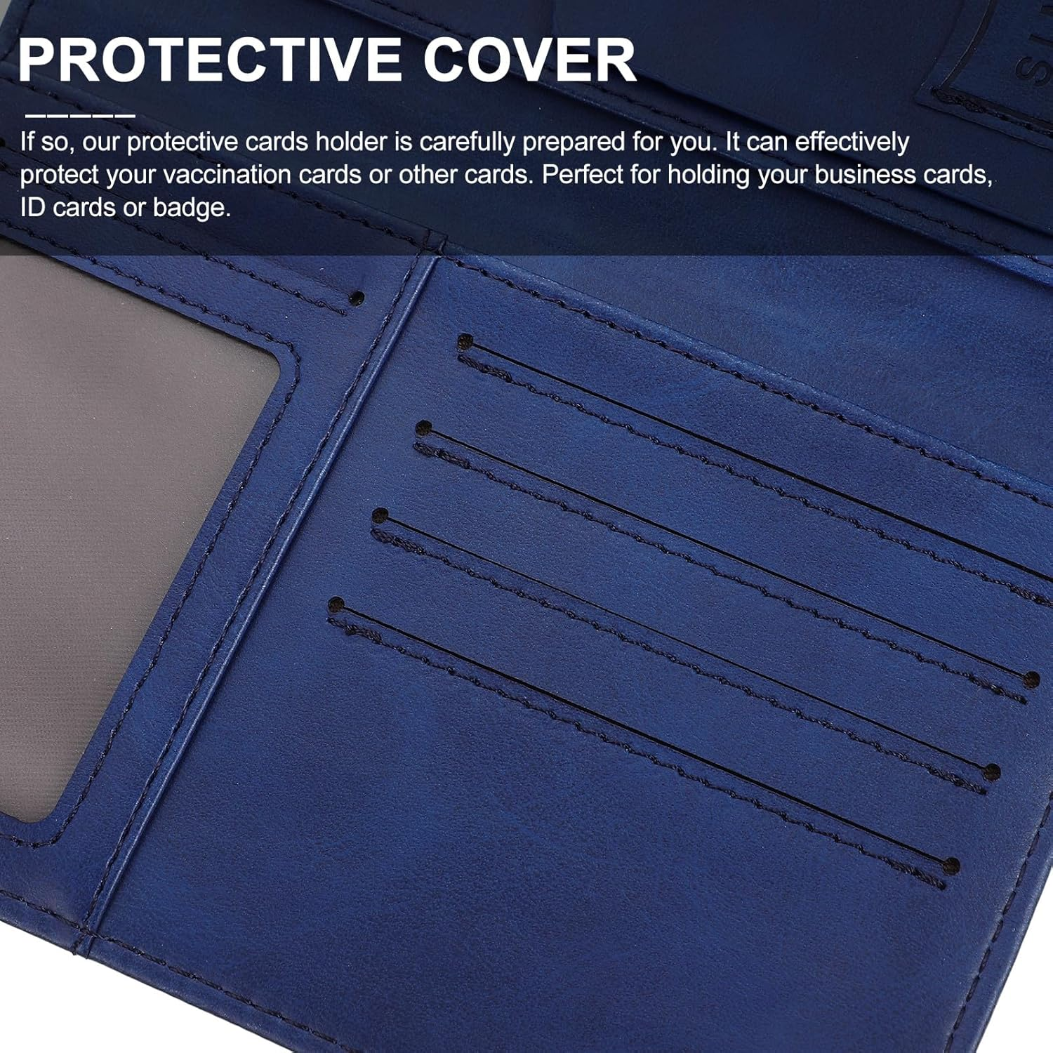 LIGIGWASH Passport Cover Certificate Holder Slim Pu RFID Blocking Travel Accessory for Secure Document Storage image number 4