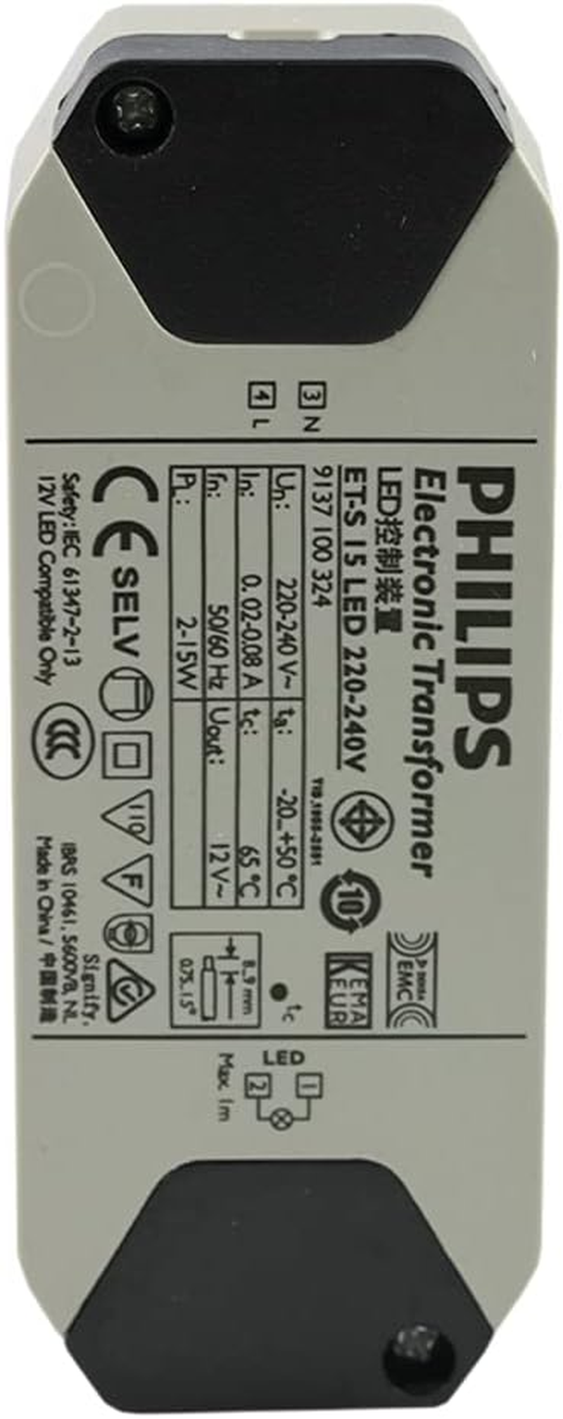 Philips Dimmable LED Transformer MR16 Compatible (ET-S 15W - 240V to 12V) ETS15 image number 2