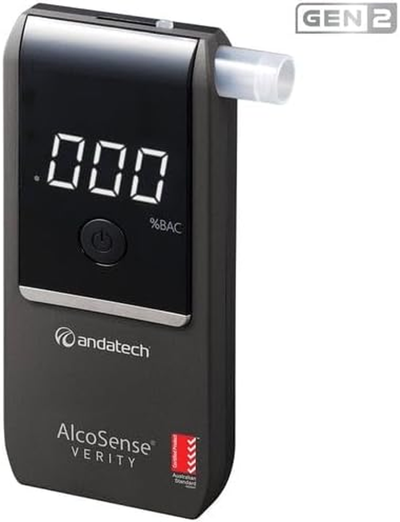Alcosense Verity Gen 2 Personal Breathalyser AS3547 Certified (Grey) image number 1