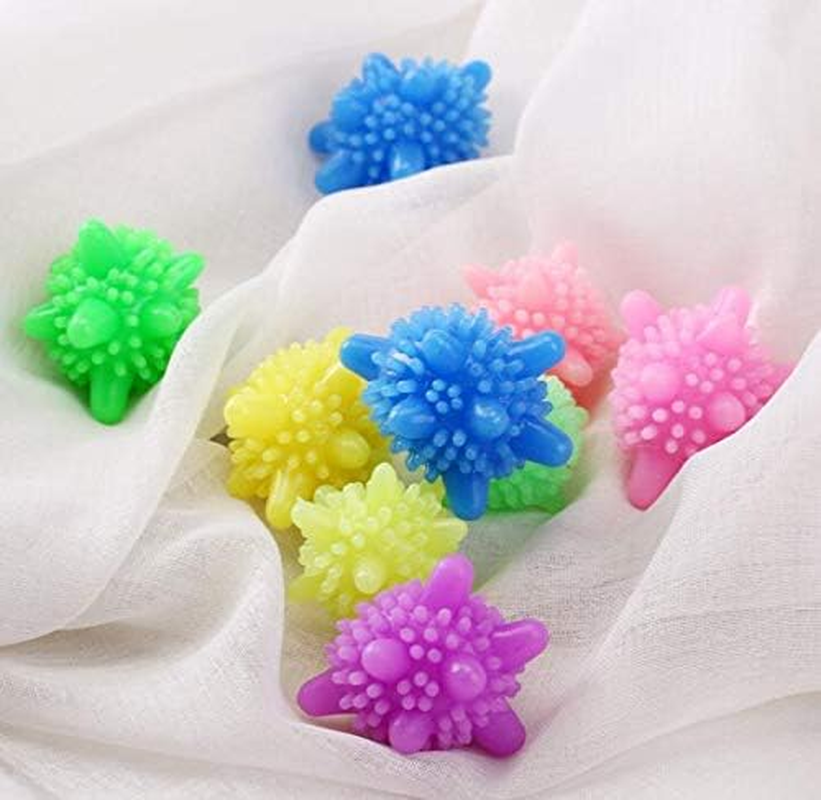 VNDEFUL 10PCS Magic Laundry Ball Household Decontamination Laundry Ball Anti-Winding Washing Ball Cleaning Ball Hedgehog Laundry Ball Solid Decontamination image number 6