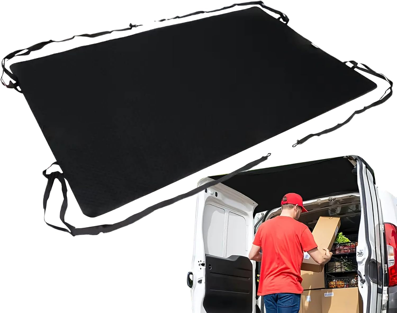 Rear Door Awning Cover, Waterproof Rear Barn Door Canopy Cover for RV Campera, Tear Resistant Rear Barn Door Awning Cover, Weather Protection Sun Shade Cover for Outdoor Car, Camping image number 4