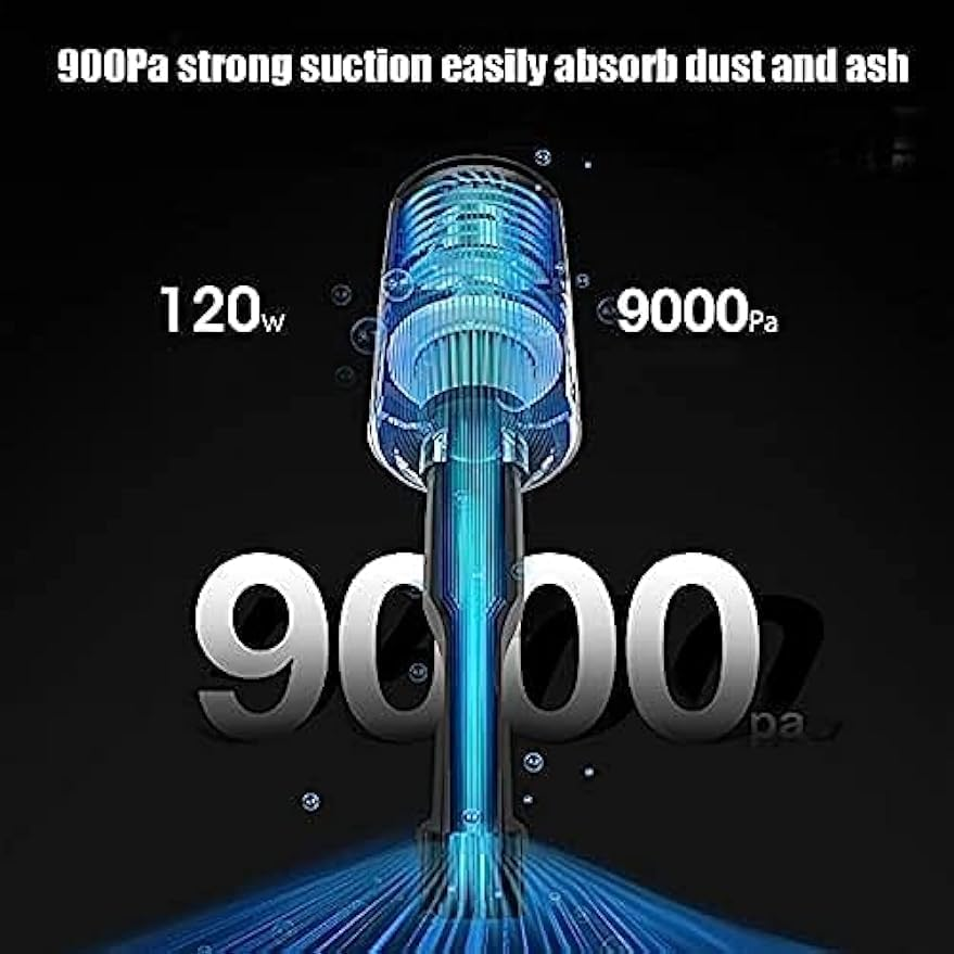 Askan Handheld Vacuum 9000Pa, Powerful Hand-Held Cordless Vacuum Cleaner, Portable Vacuum with 120W Rechargeable Power Wet Dry Hand Held Car Vacuum HEPA Filter for Car, Home, Office image number 2