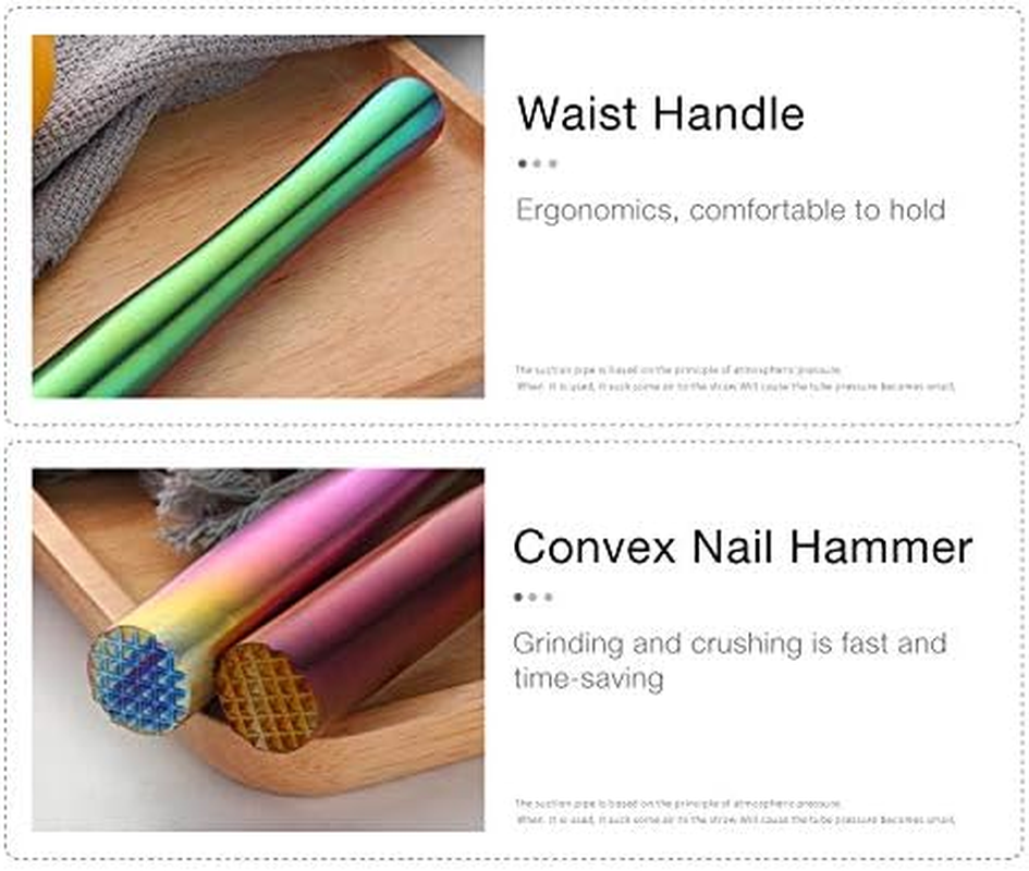 Buyerstar Bar Set 5-Piece Mixology Bartender Kit - Cocktail Shaker Set Bar Tool Set for Home and Professional Bartending - Martini Shaker and Drink Mixing Bar Tools - Cocktail Kit (Rose GPLD)