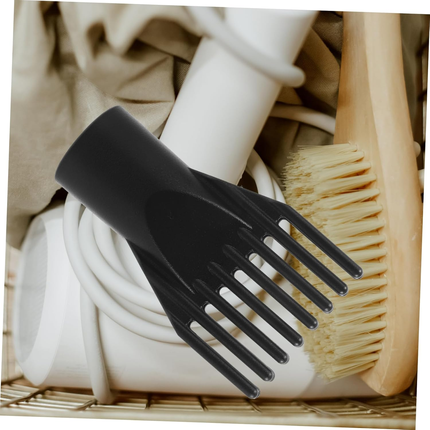 Vaguelly Portable Hair Dryer Blowout Brush Abs Nozzle Replacement for Dog Grooming