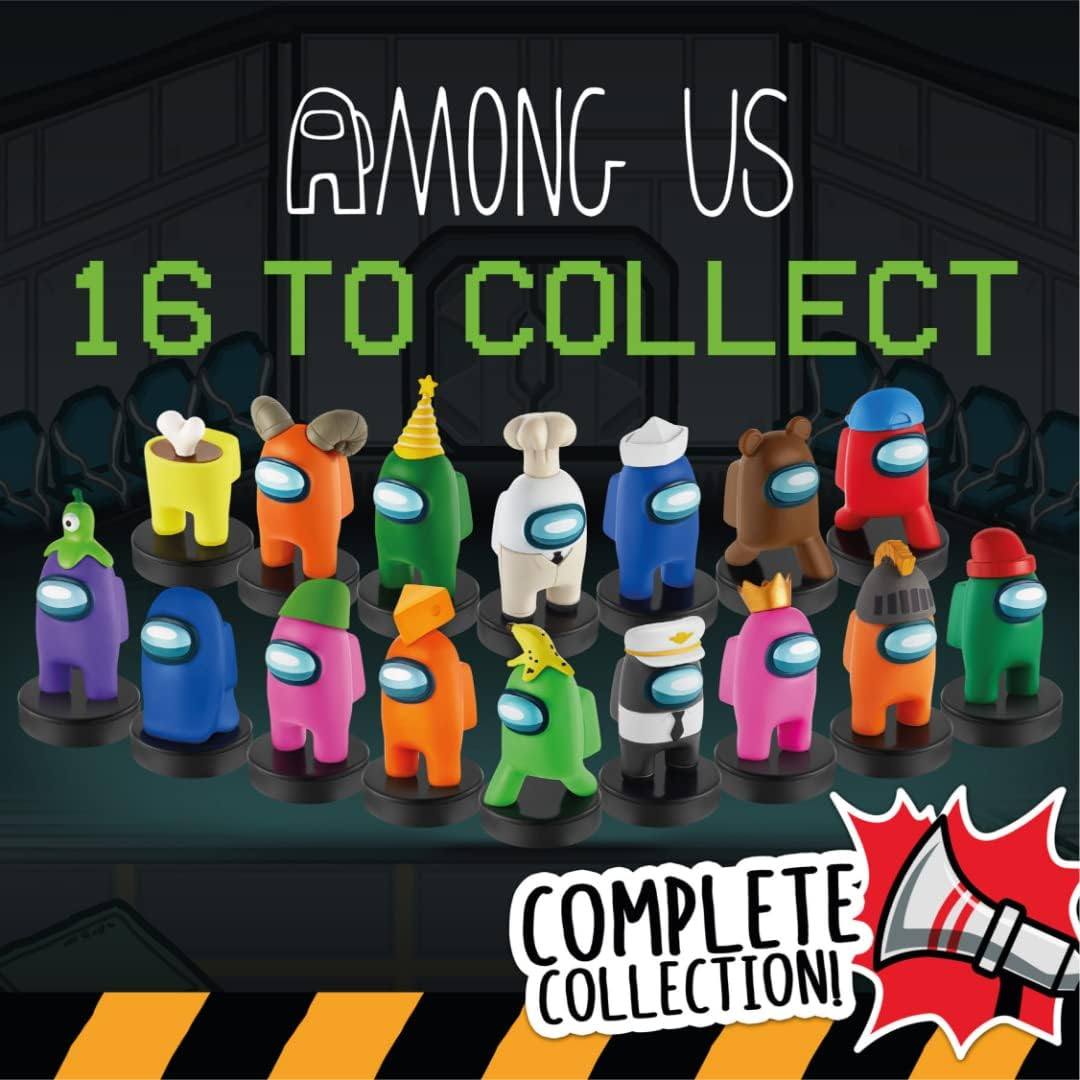 Among Us Series 2 Crewmate Stamper Figures 12-Pack Deluxe Box image number 1