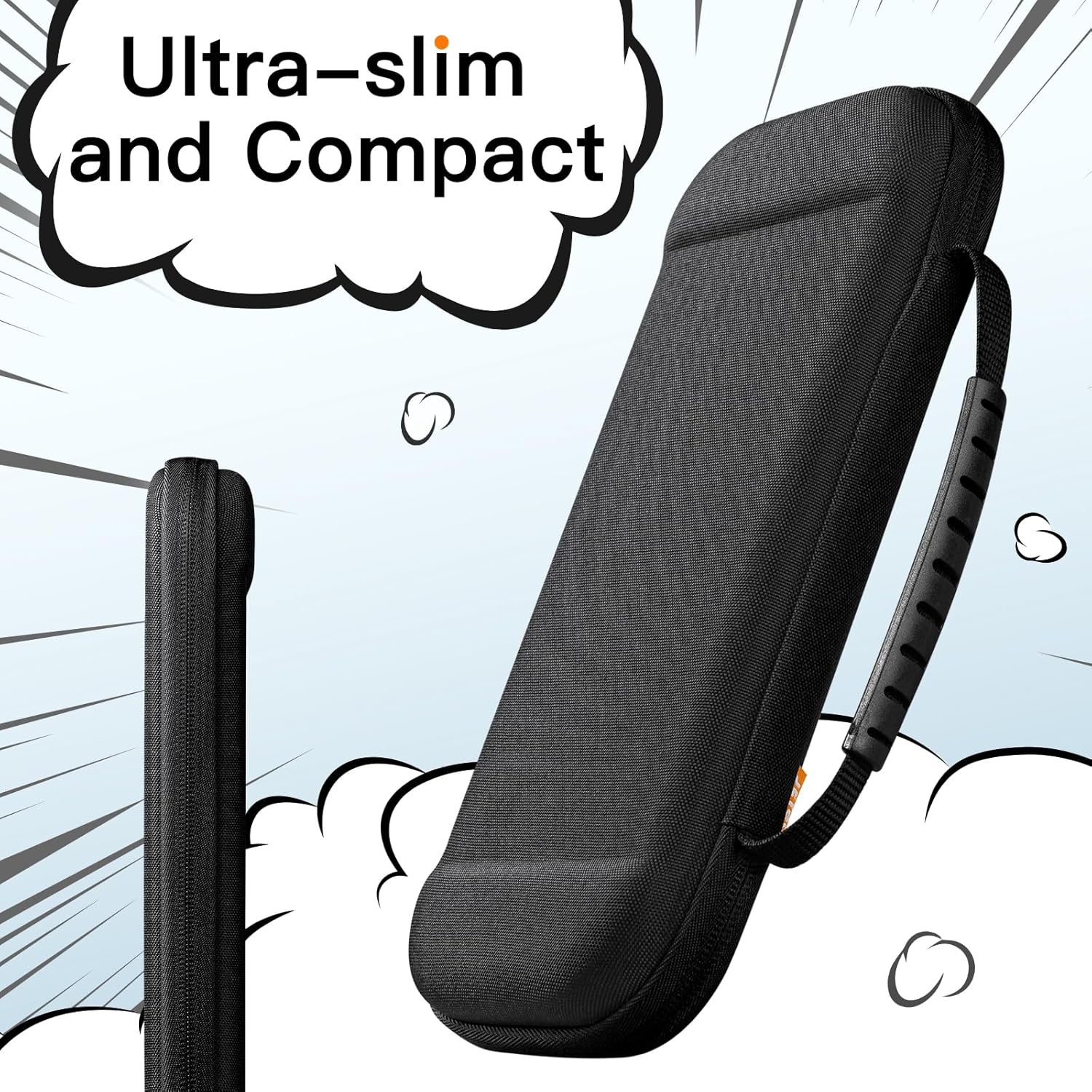 Jetech Slim Carrying Case for Nintendo Switch 2 (2025) 7.9 Inch, Hard Shell Portable Travel Bag with 10 Game Card Slots, Lightweight Anti-Scratch Protection (Black) image number 6