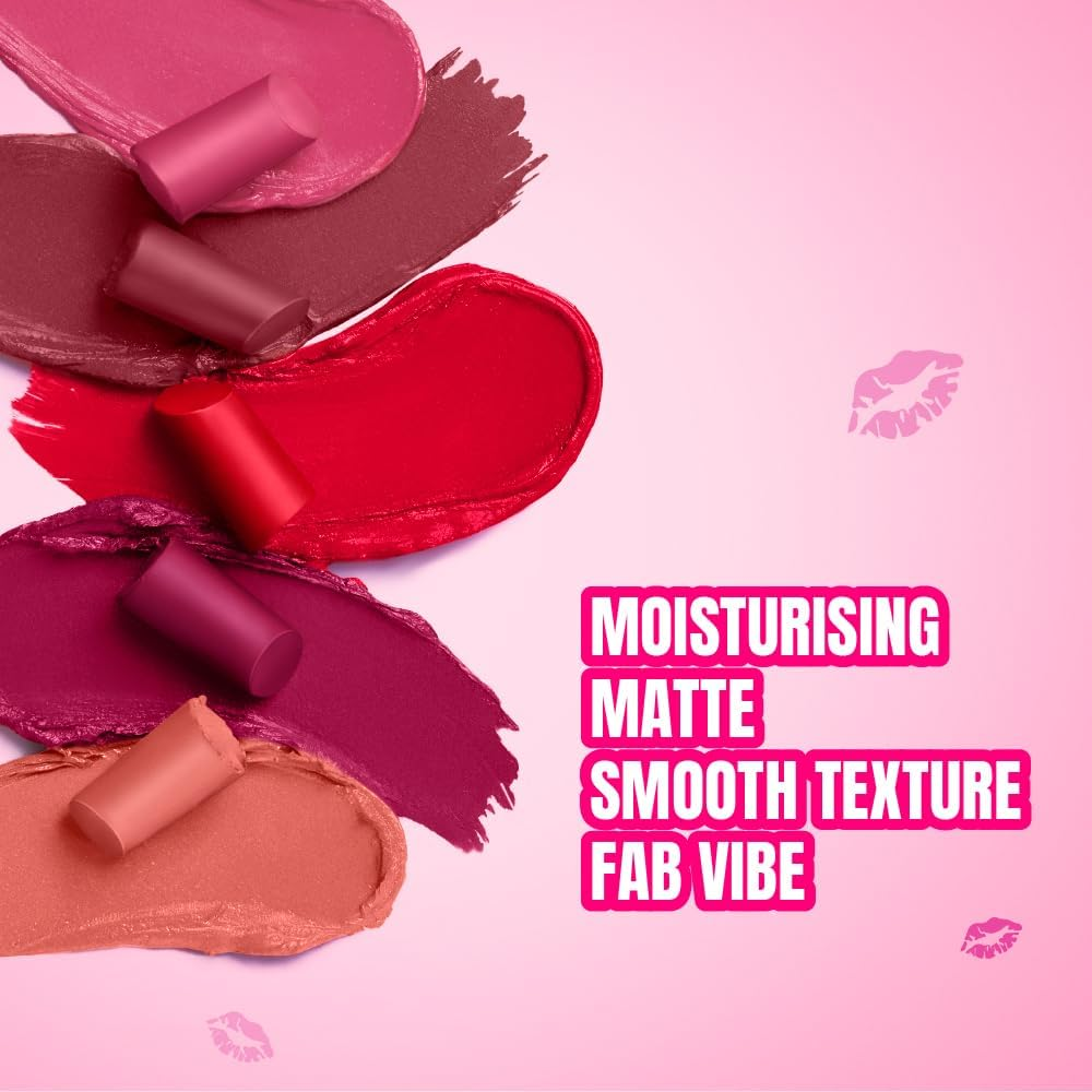 Elle 18 Color Pop Matte Lip Color|| R33|| Code Red|| 4.3 G image number 1