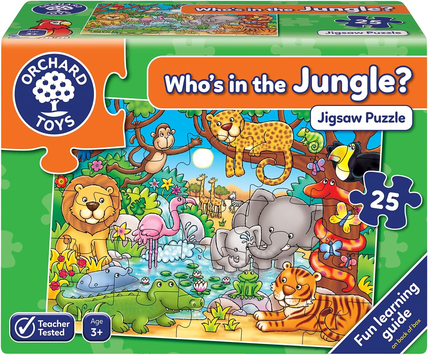 Orchard Toys Who'S in the Jungle Puzzle 25 Pieces image number 3