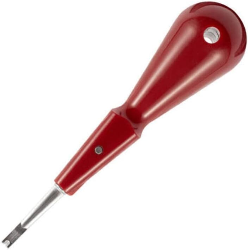 NBN Telstra Punch down Tool, ISGM HFC Quante SID Insertion Tool with Metal Tip for 0.8Mm Wire, Red Handle Network Termination Tool image number 5