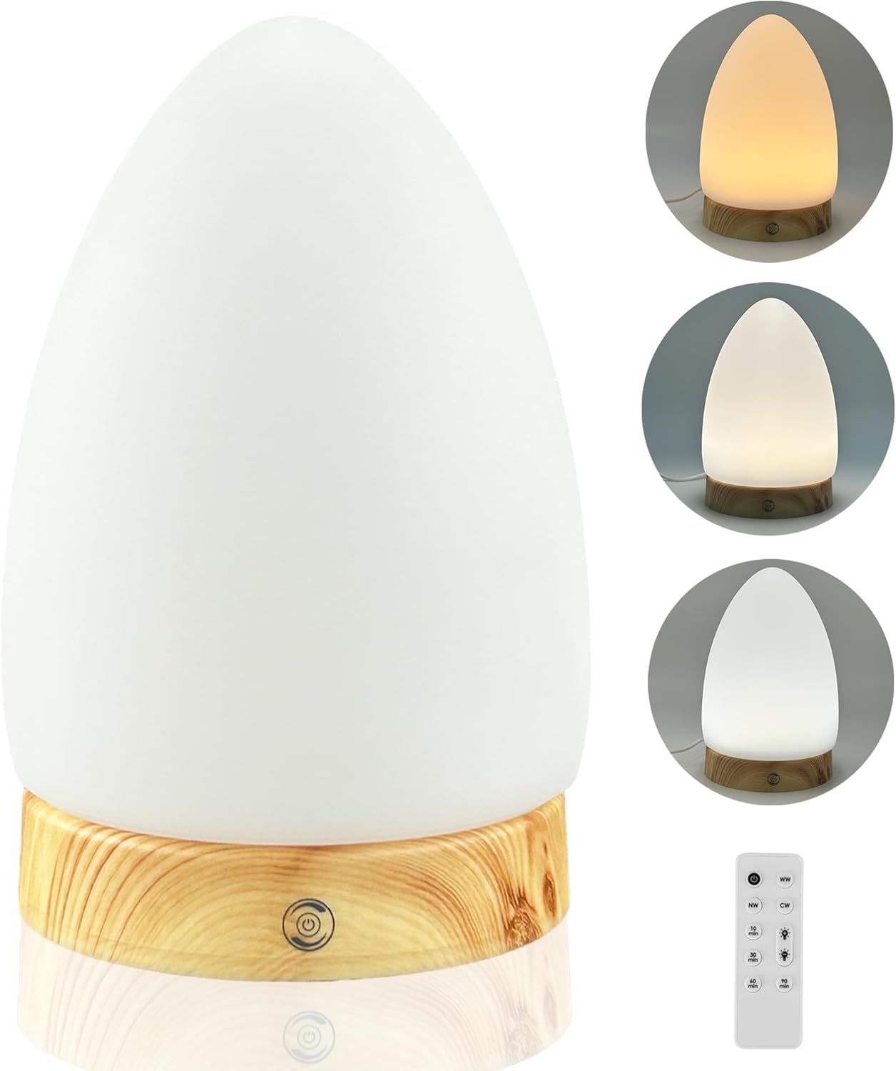 Sad Lamp, 10000 LUX Light Therapy Lamp with 360&deg; Effective Field, 3 Colors Temperature, 4 Timers, 4 Brightness Levels & Memory Function, UV Free Sun Light for Home/Office Mood Enhancement image number 2