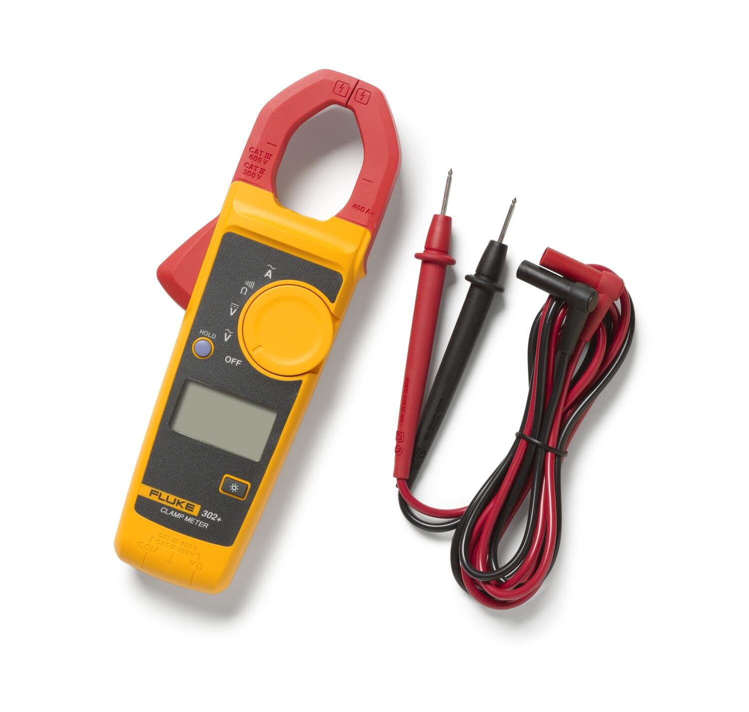 Fluke 302+ 400AC Clamp Meter (FLUKE-302+/EM ESP) image number 1