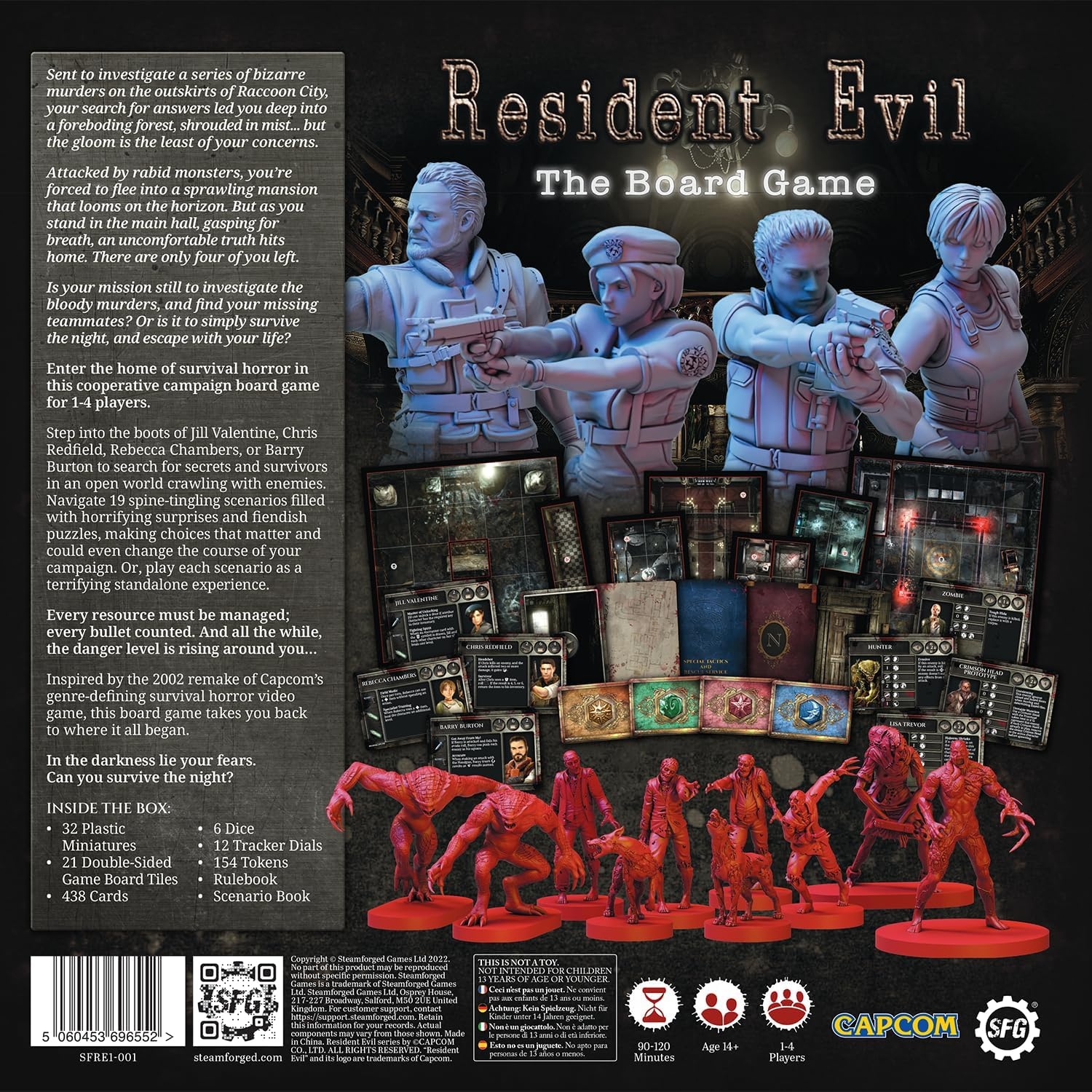 Steamforged Games Ltd Resident Evil - the Board Game, (SFRE1-001) image number 3