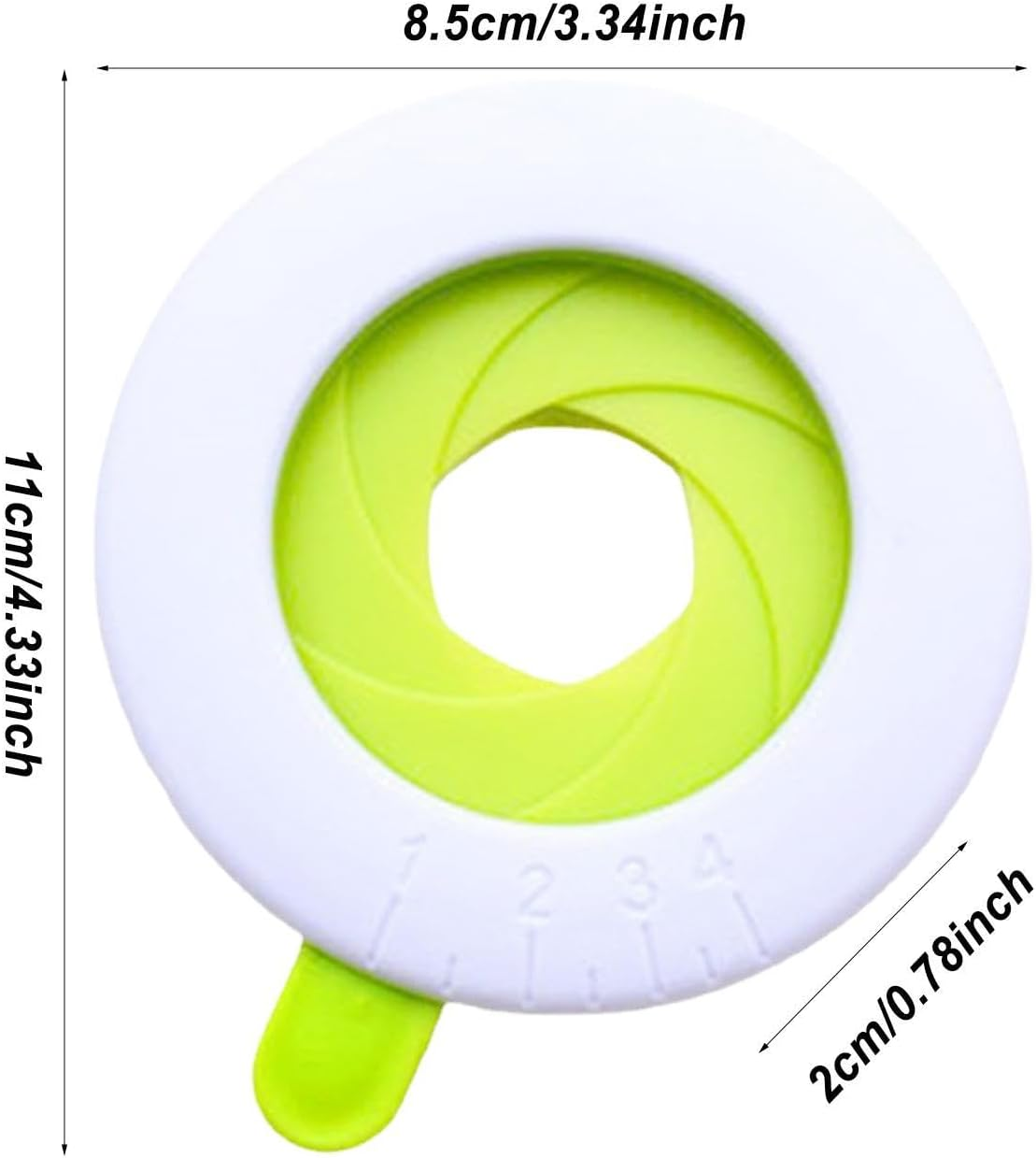 Pasta Measuring Tool,Portions Controller Noodle Gauger | 1-4 Portions Noodle Portion Controller, Kitchen Measuring Gadget for Vermicelli, Spaghetti, Noodles Imtrub image number 3