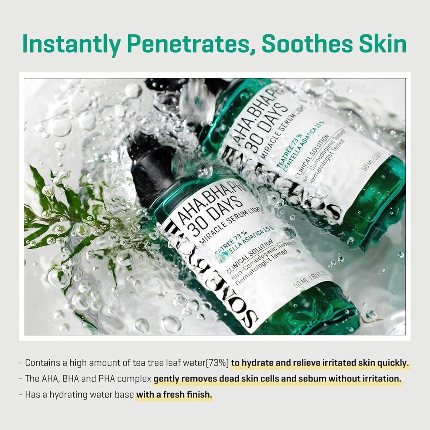 Some by Mi AHA, BHA, PHA 30 Days Miracle Light Serum 50 Ml image number 2