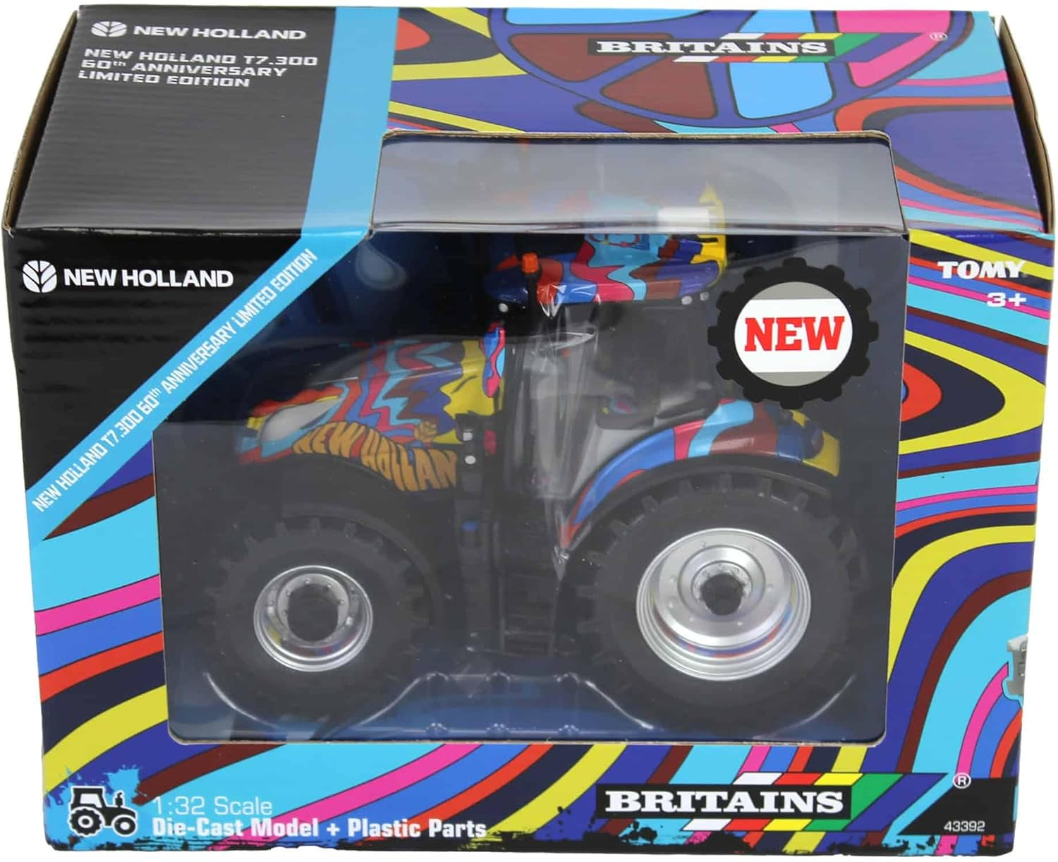 New Holland T7.300 Tractor - 1/32 Scale Limited Edition - 60Th Anniversary image number 1