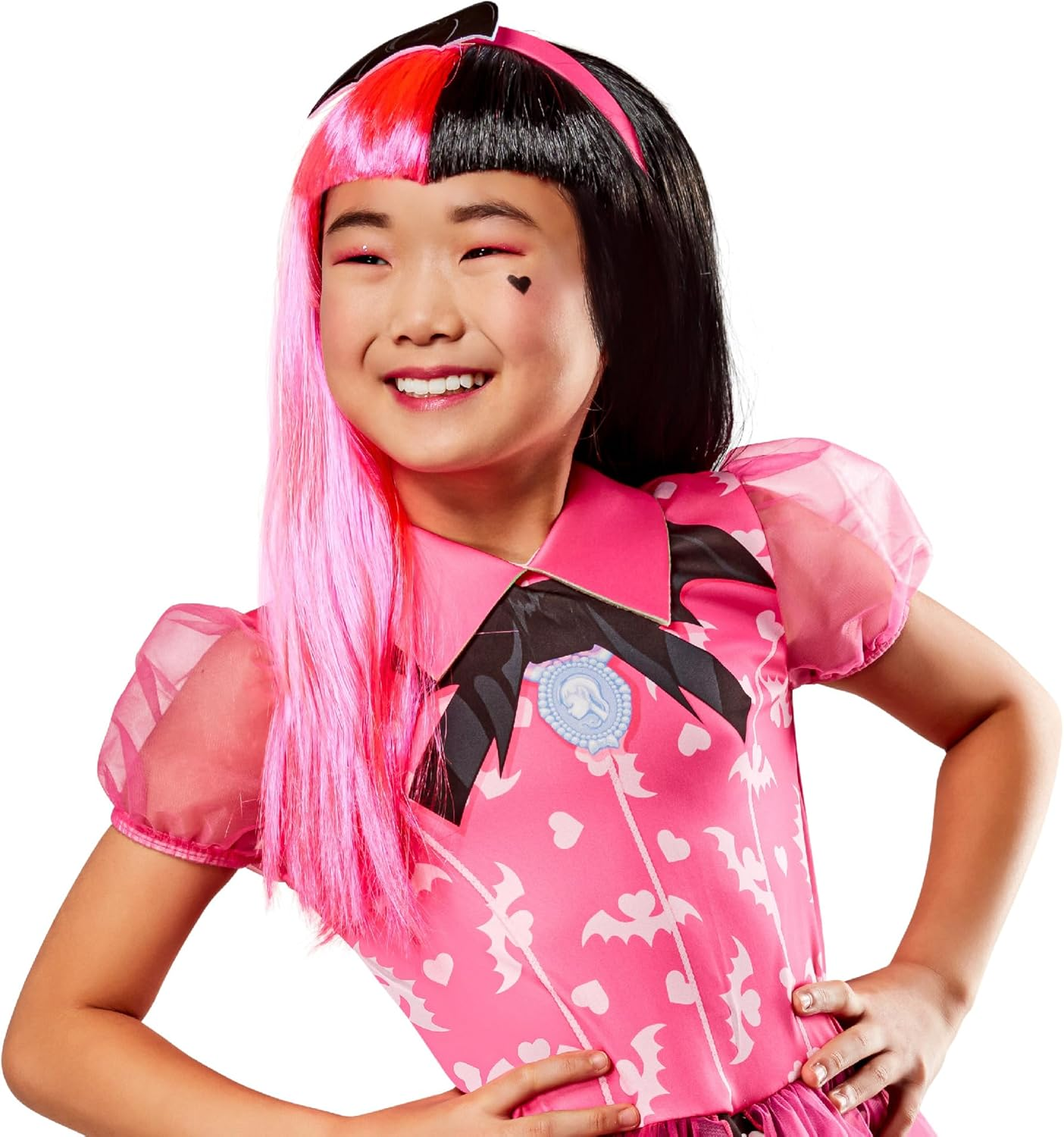 Draculaura Wig for Kids - Monster High image number 1