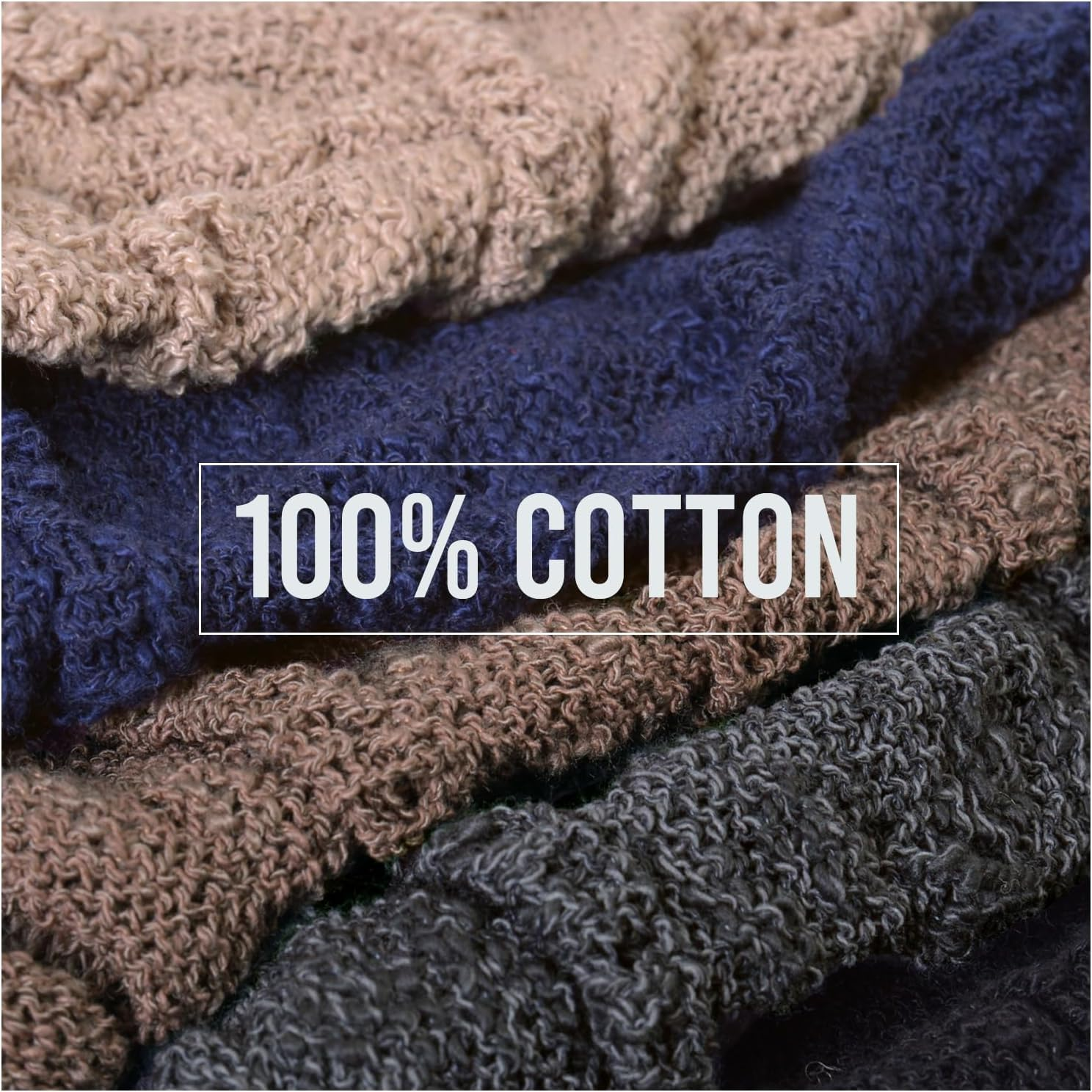 CHARM Mens Summer Cotton Beanie Hat - Slouchy Womens Cooling Light Weight Japan Cap - Dark Grey image number 5