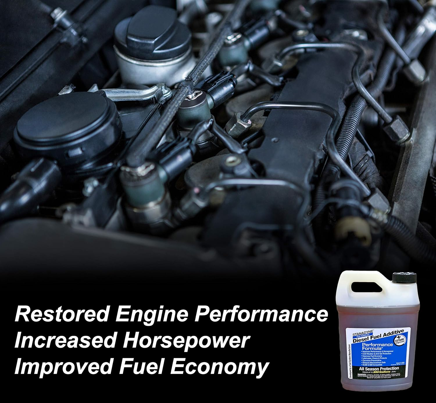 Stanadyne Performance Formula Diesel Fuel Additive 2 Pack of 1/2 Gallon Jugs - Part # 38566 image number 1