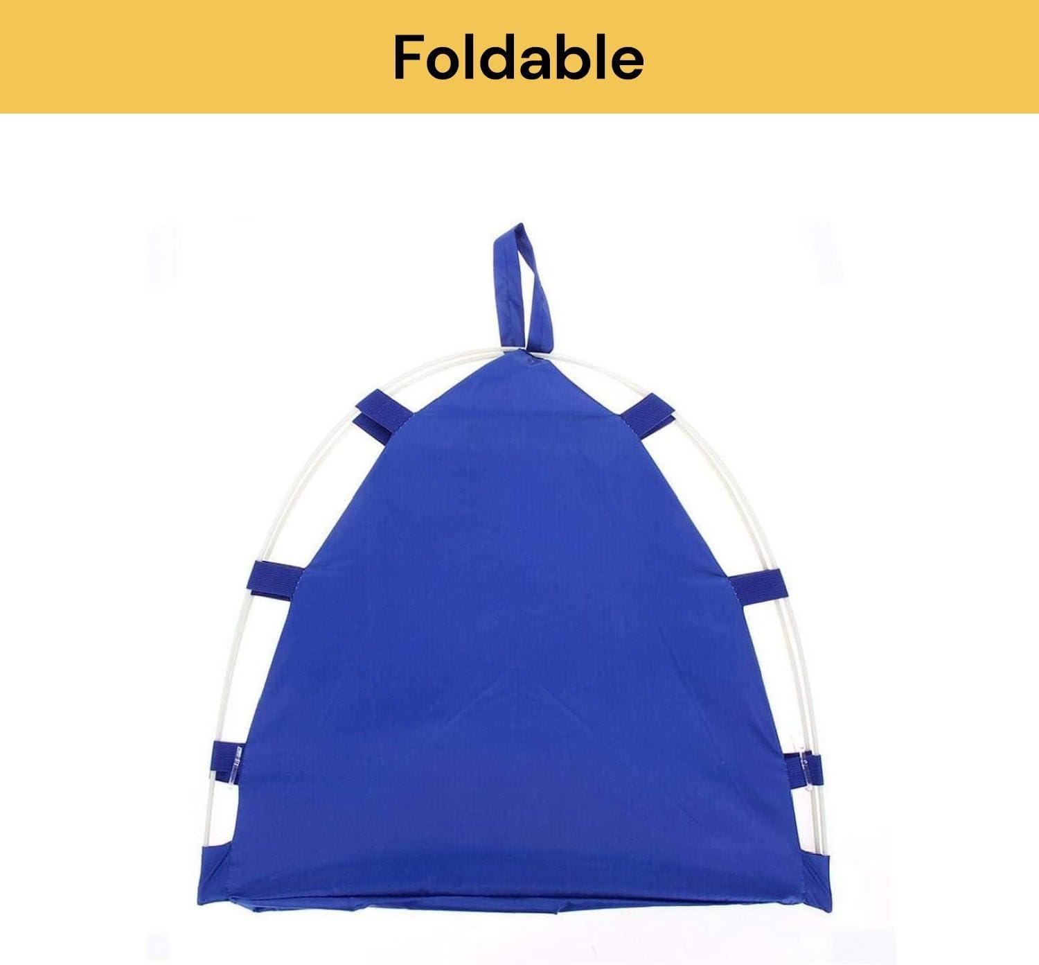 EZONEDEAL Portable Travel Pet Tent Outdoor, Washable Folding Detachable Pet Tent Dog House Oxford Cloth Kennel Camping Shelter Sun Block and Waterproof for Dogs and Cats Bed Puppy House image number 4