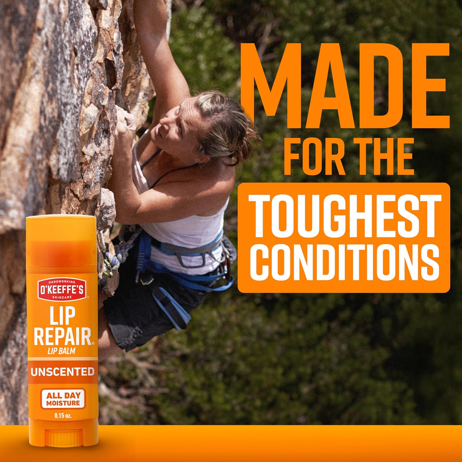 O'Keeffe'S Lip Repair Unscented Lip Balm, 4.2G &ndash; for Extremely Dry, Cracked Lips. All-Day Moisture with 7 Moisturising Ingredients Relieves & Heals Very Dry Lips with a Flexible Barrier image number 5