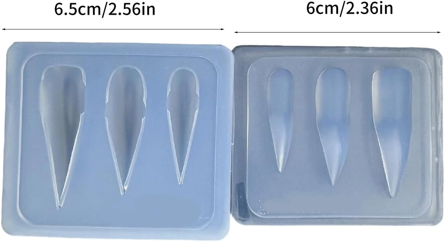 Dragon Claw Silicone Nail Mold - Precise Stamping Template for DIY Nail Art, Reusable Carving Tool for Home Salon & Professionals, Ideal for Nail Enthusiasts image number 4