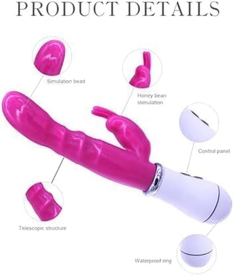 Strong Shock Quiet 10 Modes Powerful Bullet Stick Portable Soft Silicone Ball Personal Bullet Massage Rod for Women Pleasure, Electric Waterproof Bullet Setting, Fast Delivery, Mini Size image number 1