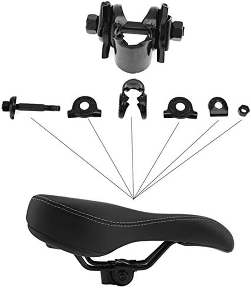 Origlam Black Bicycle Saddle Bolt Seatpost Clamp Mounting Bracket 22.2Mm image number 1