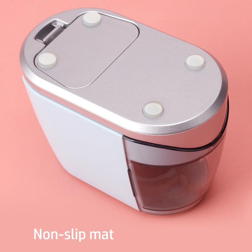 Adjustable Nib Electric Pencil Sharpener Usb/Battery 2 in 1 Operated Fast Pencil Sharpener for 6-8Mm Colored Pencils Office Home Pencils Knife Supplies (Blue) image number 1