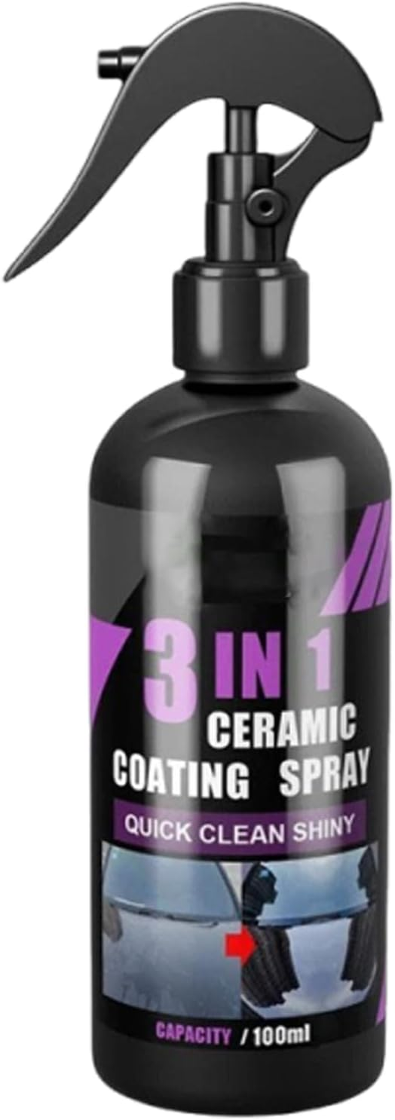 Car Wax Ceramic Coating - 100Ml Detail Spray Nano Wax Coating,Professional Paint Care Liquid, Renewal Agent, Automotive Top Coats for Trucks Suvs image number 1