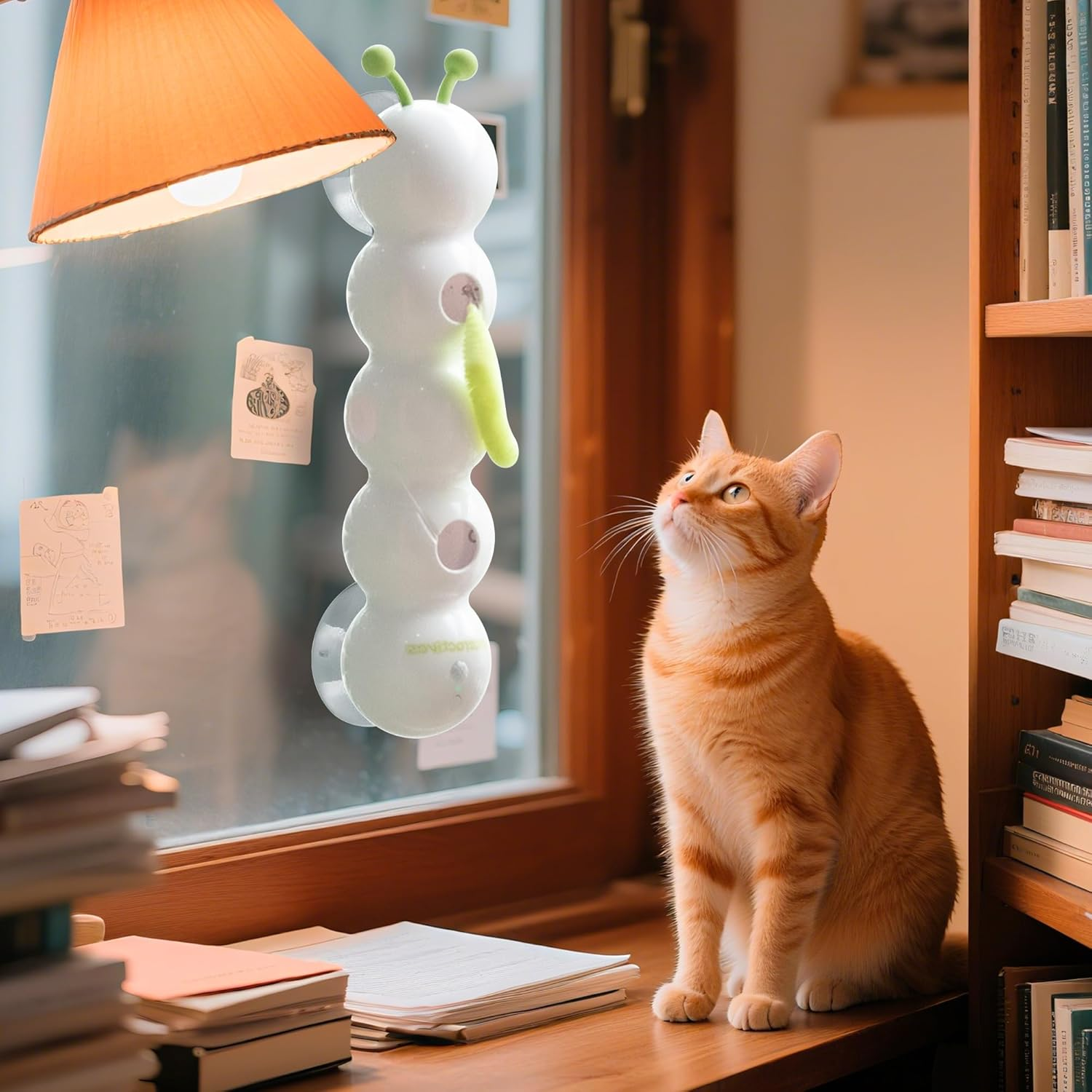 Emesak Caterpillar Smart Cat Toy &ndash; Interactive Caterpillar Cat Toy for Indoor Cats, Moving Bug Toy for Cats, Realistic Wiggle Motion, Fun & Engaging Cat Toys for Play and Exercise image number 6