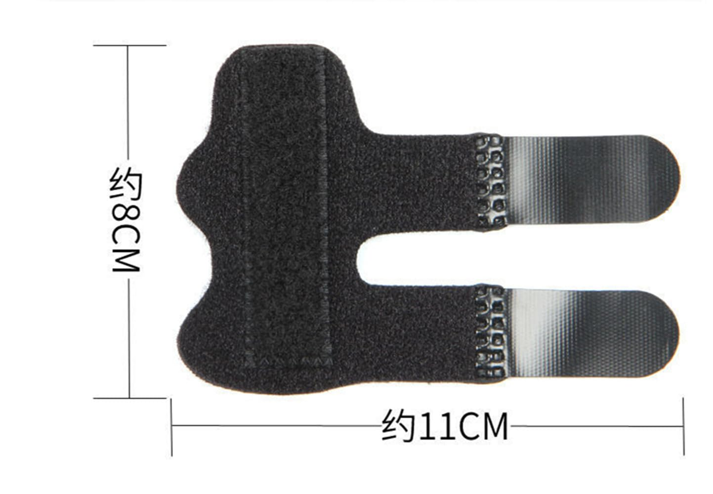 2Pcs Finger Splints Straightener,Adjustable Finger Straightening Brace Support Pinky Finger Splint for Adults Small Fingers Splints, Finger Stabilizer for Broken Fingers Arthritis Knuckle,Black image number 6