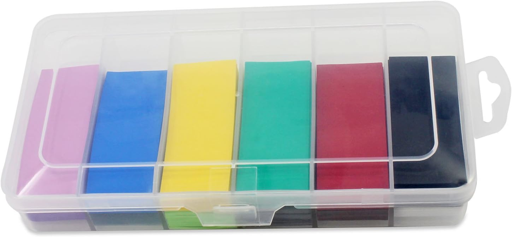 Aussel 29.5MM Width Flat PVC Heat Shrink Tubing Battery Wrap for 1X 18650 Battery 12 Colors 300PCS image number 2
