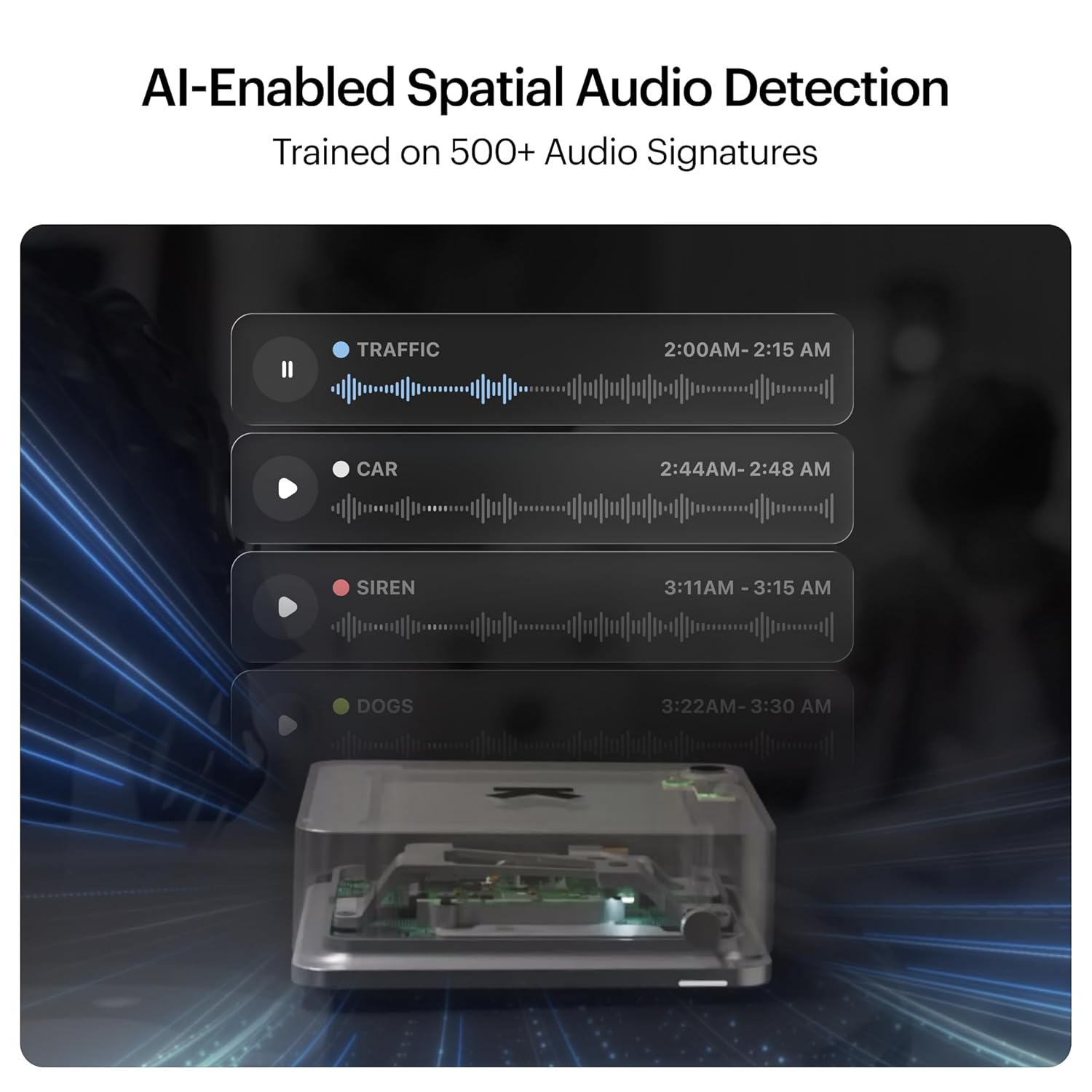 Ultrahuman Home &mdash; World&rsquo;S Most Advanced Ambient Sleep Monitor | Daily Sleep & Respiratory Health Scores | Snoring Detection with Ai-Enabled Spatial Audio Detection | Smart Home Automations image number 6