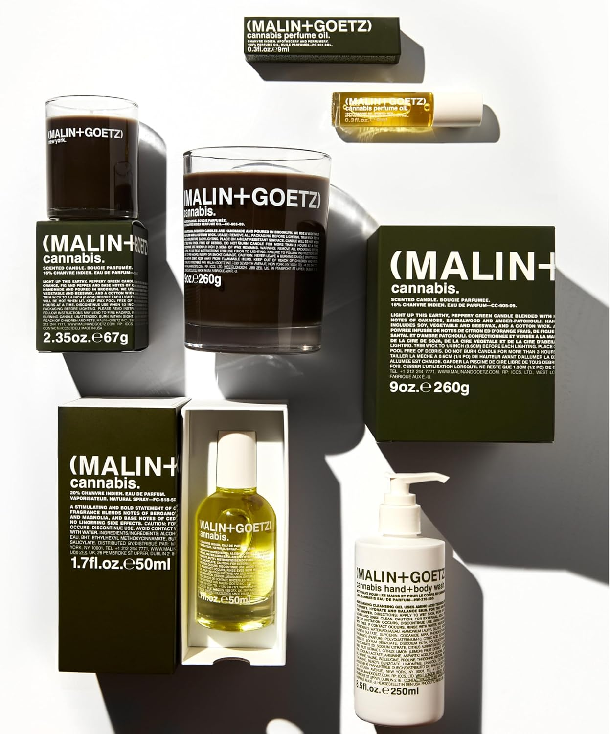 Malin + Goetz Cannabis Hand and Body Wash, 250 Ml image number 2