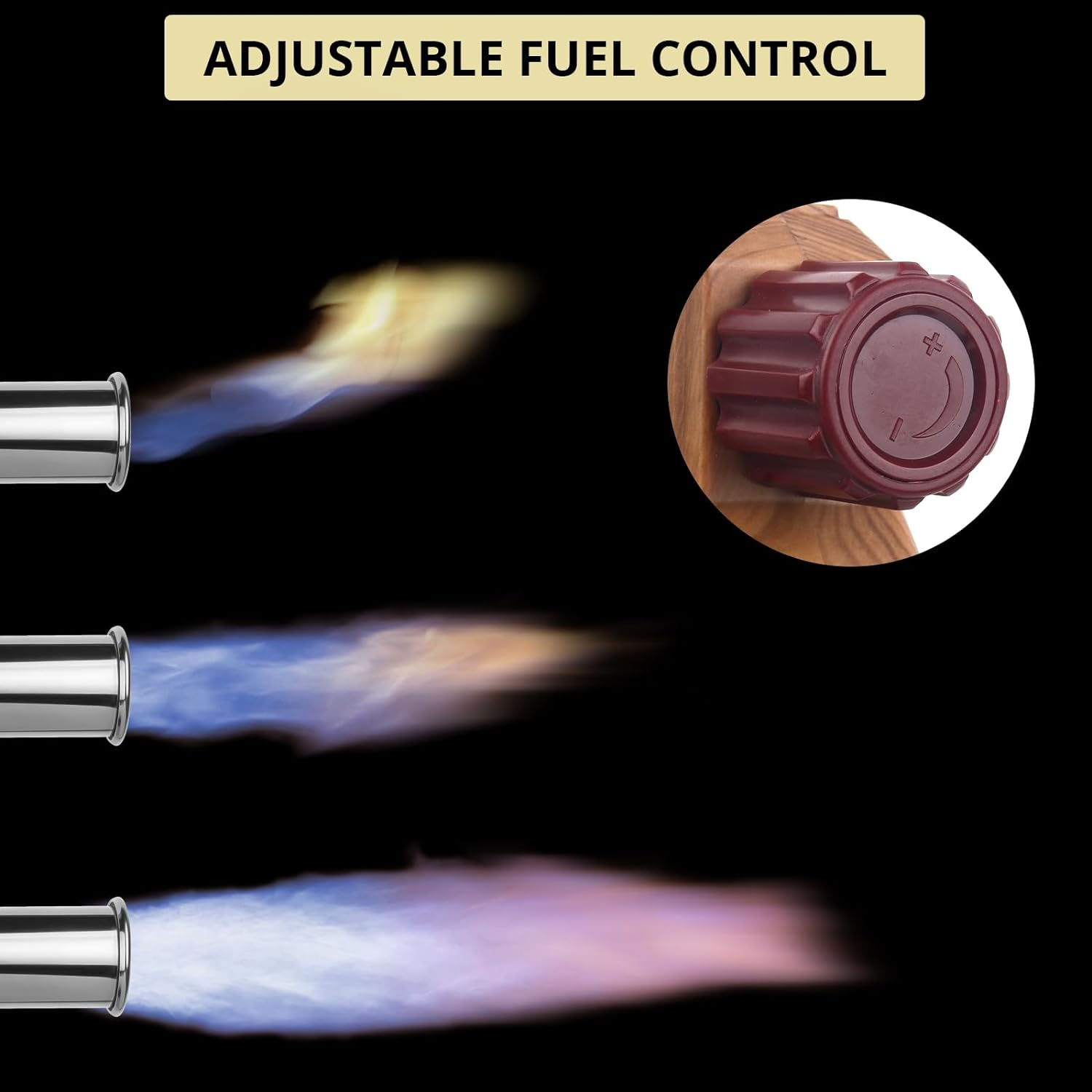 Semlos Propane Torch - Kitchen Torch - Powerful Grill Gun - Charcoal Lighter - Campfire Starter - Sous Vide - Chef Blow Torch for Searing Steak & Creme Brulee & Bbq(Propane Tank Not Included) image number 2