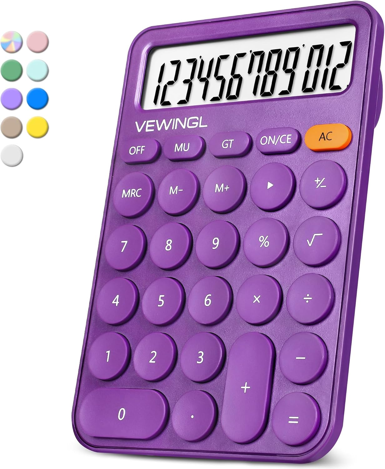 Standard Calculator 12 Digit,6.2 * 4.2In Desktop Large Display and Buttons,Calculator with Large LCD Display for Office,School, Home & Business Use,Automatic Sleep,15 &deg;Tilt Screen image number 7