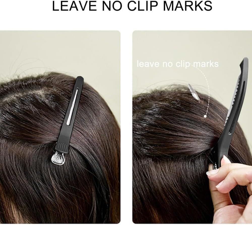 Pack of 6 Section Clips, Hairdresser Clips, Hair Clips, Women'S Hair Clips, Curler Clips, No-Trace Section Clips, Professional Salon Hair Clips image number 6