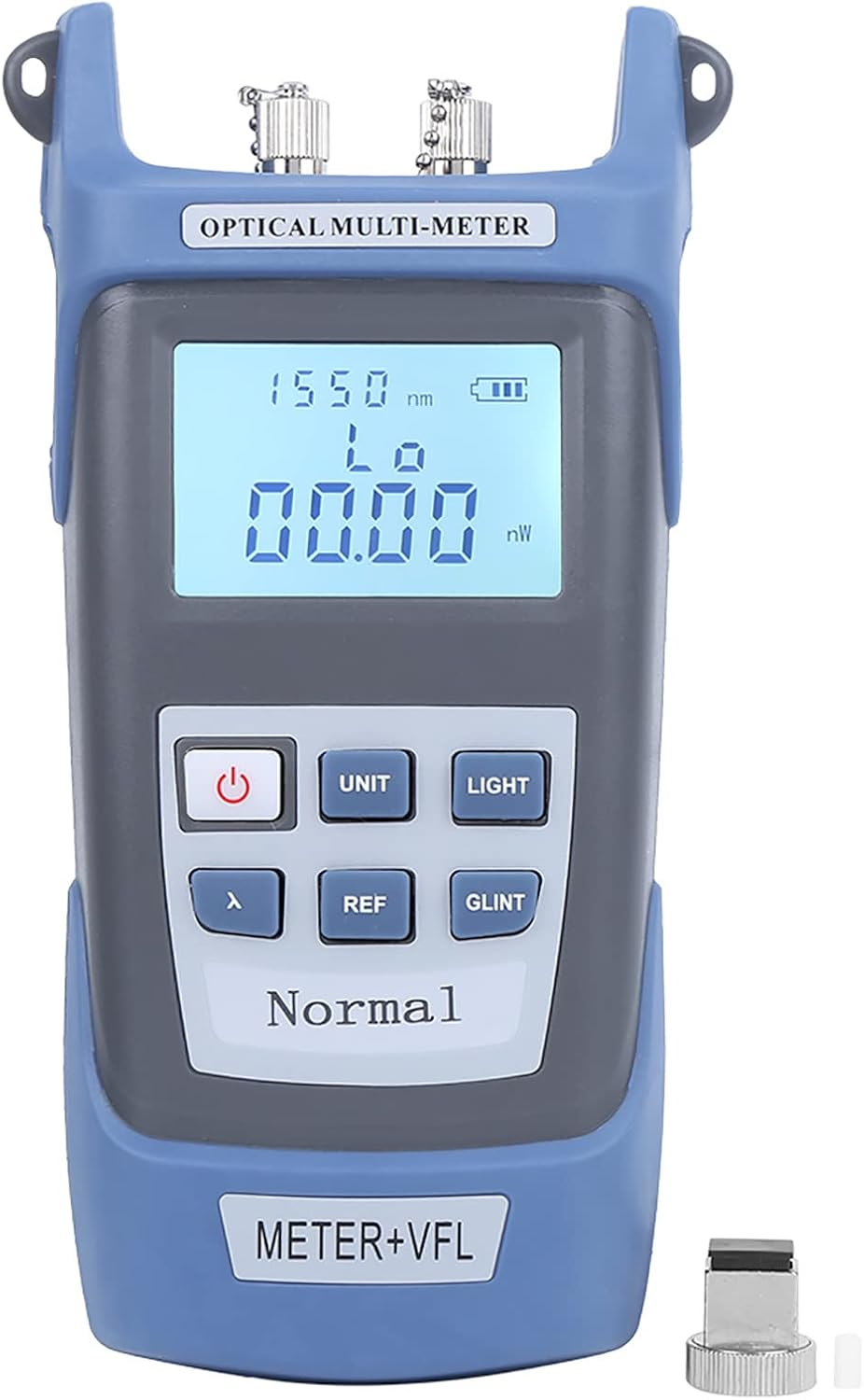 ASHATA Fiber Optical Power Meter, 15KM Visual Fault Locator, Fiber Optic Cable Tester, Universal Interface, Engineering Plastic Handle image number 1