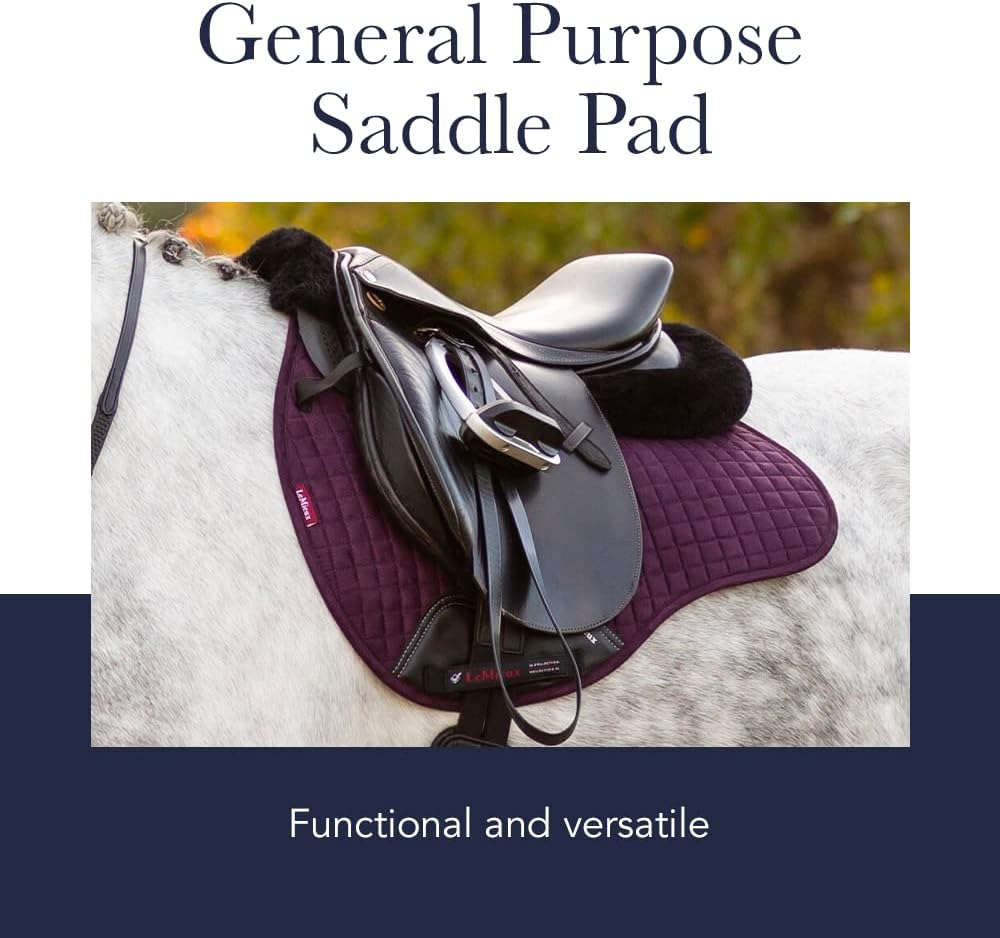 Lemieux General Purpose Suede Square Saddle Pad - English Saddle Pads for Horses - Equestrian Riding Equipment and Accessories image number 2