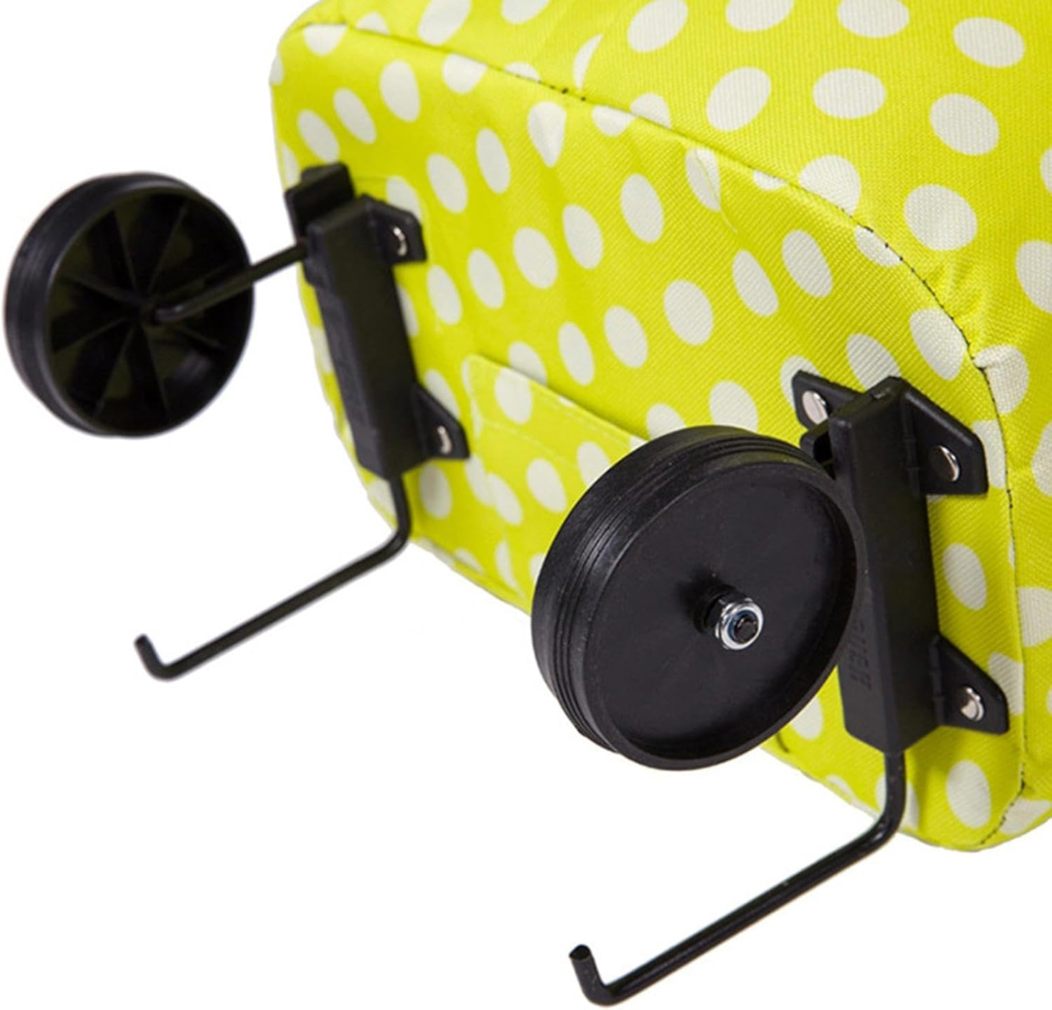 TTETTZ 2Pcs Luggage Suitcase Wheels Luggage Wheels Black Durable Repair Folding Caster Wheels for Luggage Box Travelling Bag Parts