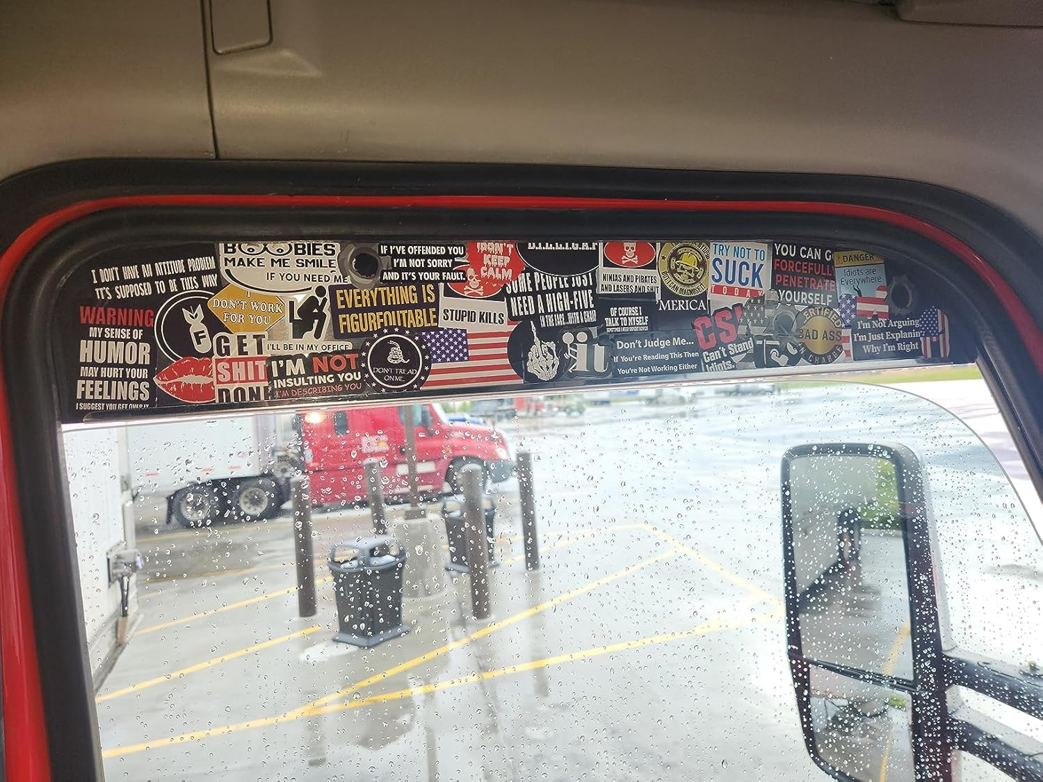 Funny Stickers for Adults - 100PCS Hard Hat Stickers for Tool Box, Welding Helmet, Construction, Electrician, Mechanic - Waterproof Vinyl Stickers for Blue Collar Men image number 1