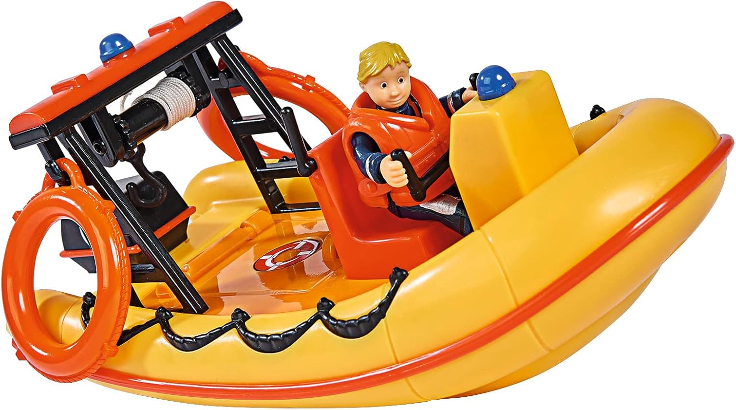 Simba - Fireman Sam Neptune Boat, 20 Cm, with Penny Action Figure, from 3 Years image number 5