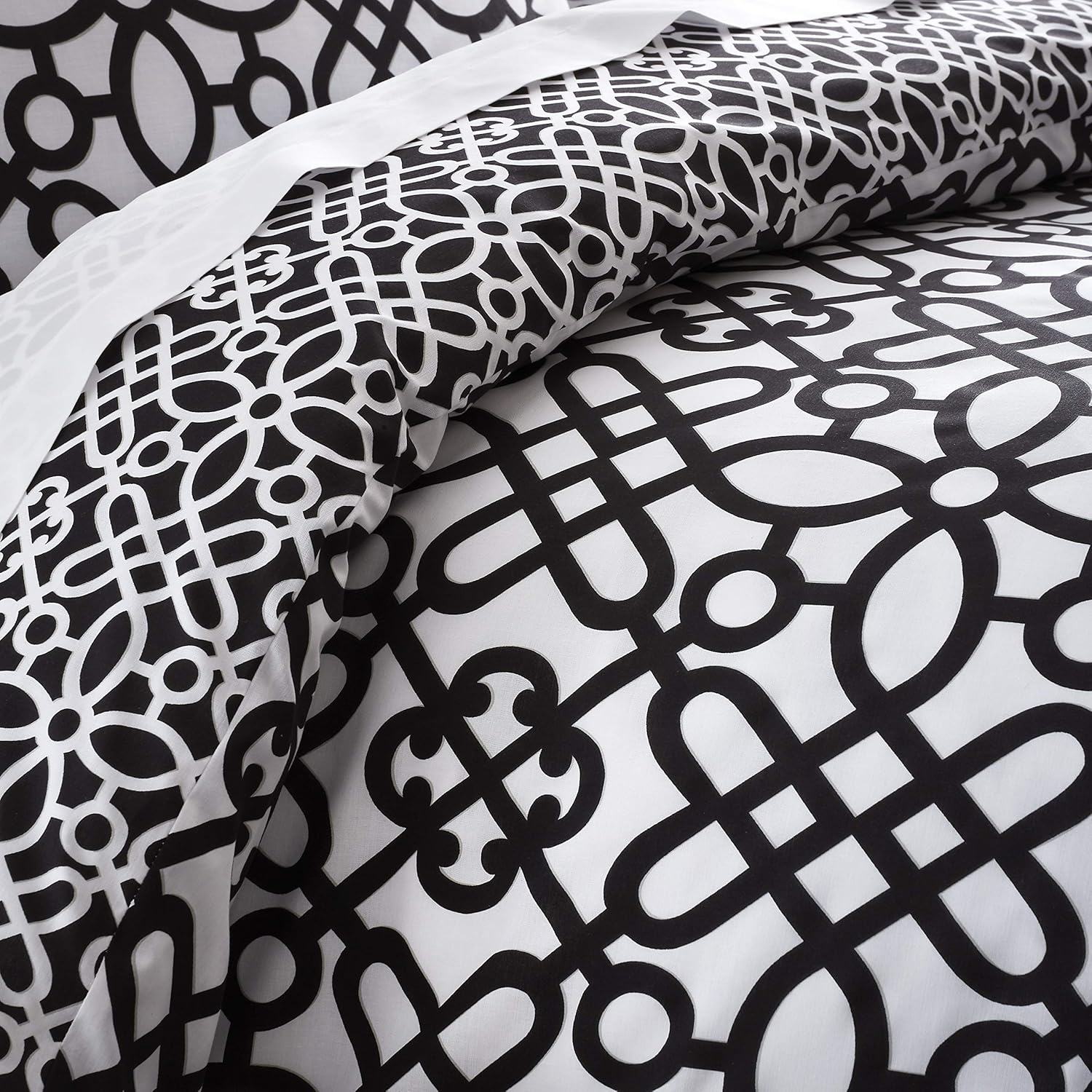 Catherine Lansfield Medina J Duvet Cover 180 Cm image number 4