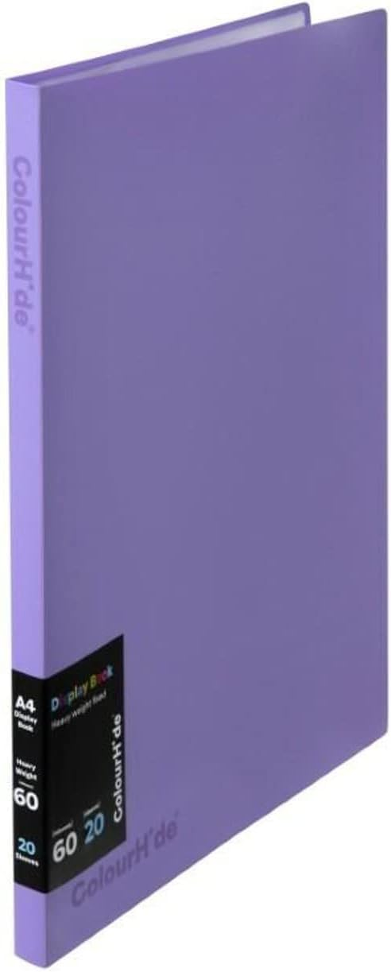 Colourhide Fixed Display Book 20 Sheets, Purple image number 5