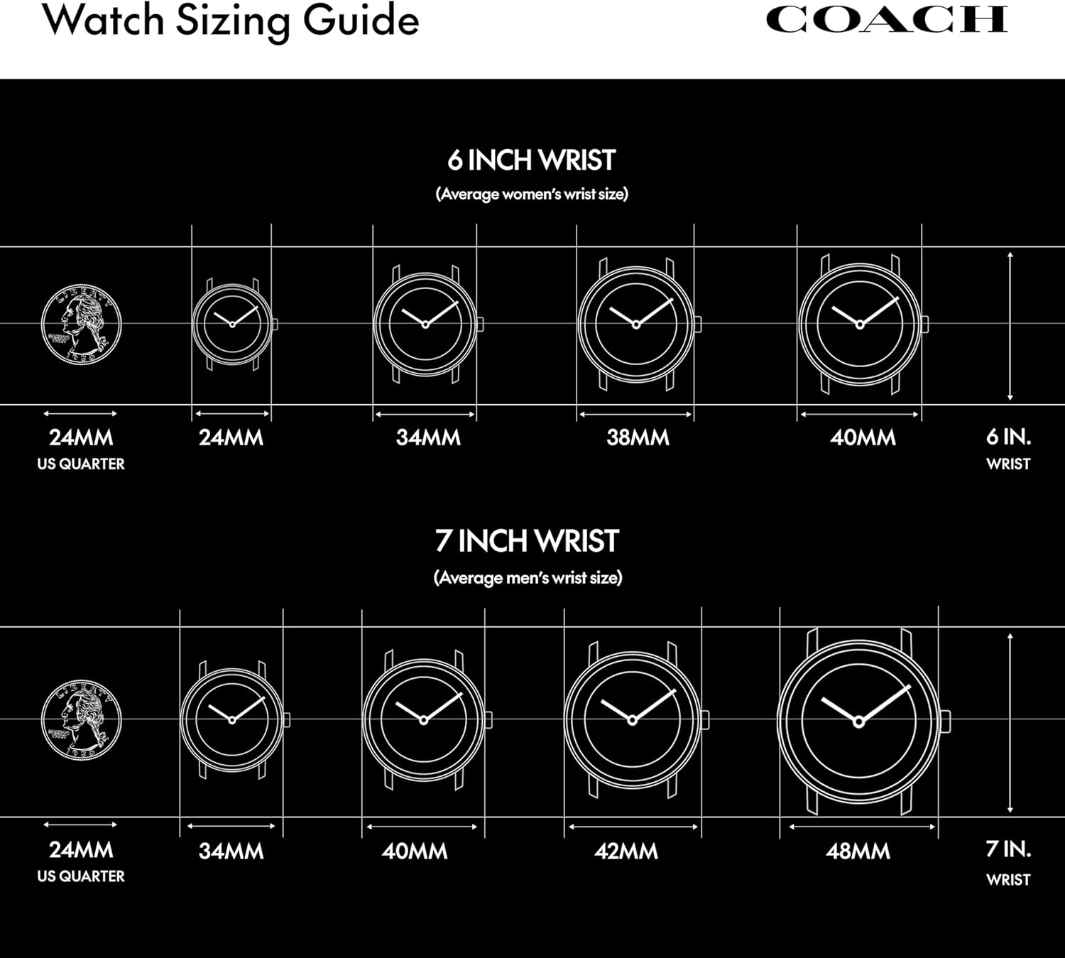 Coach Elliot Black Calfskin Black Dial Women'S Watch image number 1