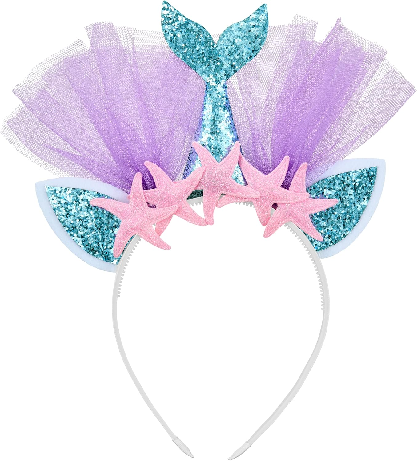 Balinco Mermaid Costume Accessory, Mermaid Fancy Dress Girls, Women, Children, Headband, Headband, Hair Accessories, Carnival Accessories