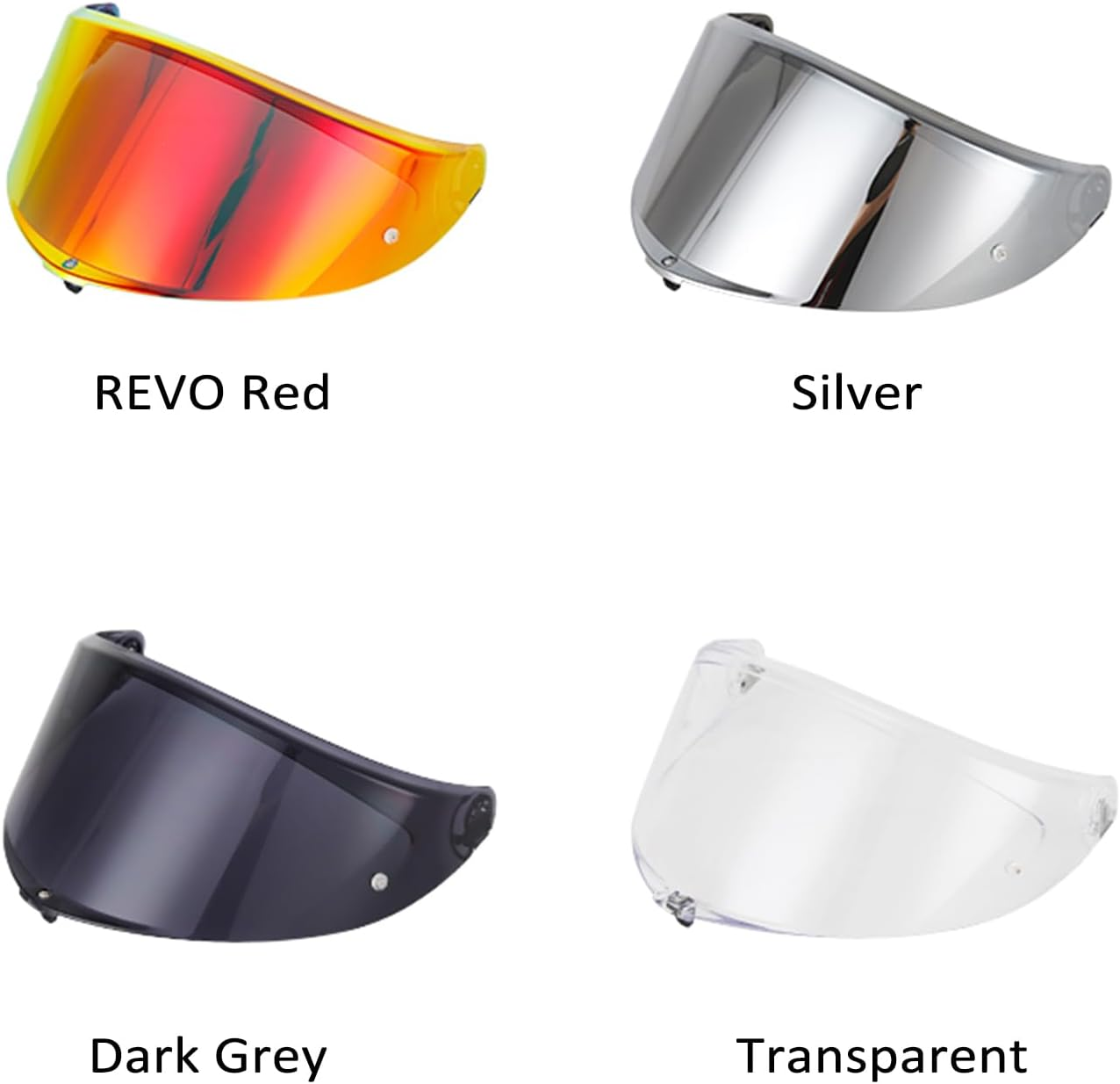 LAPOOH Helmet Visor Replacement for AGV K6 K6S Full Face Helmet Shield Motorcycle Helmet Lens, Silver - Silver image number 4