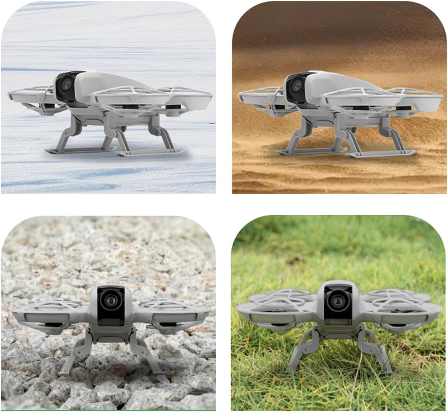 Foldable Landing Gear for DJI NEO, Drone Height Extended Leg Extension Kit, Quick Release Landings Gears Legs for DJI NEO Accessories image number 5