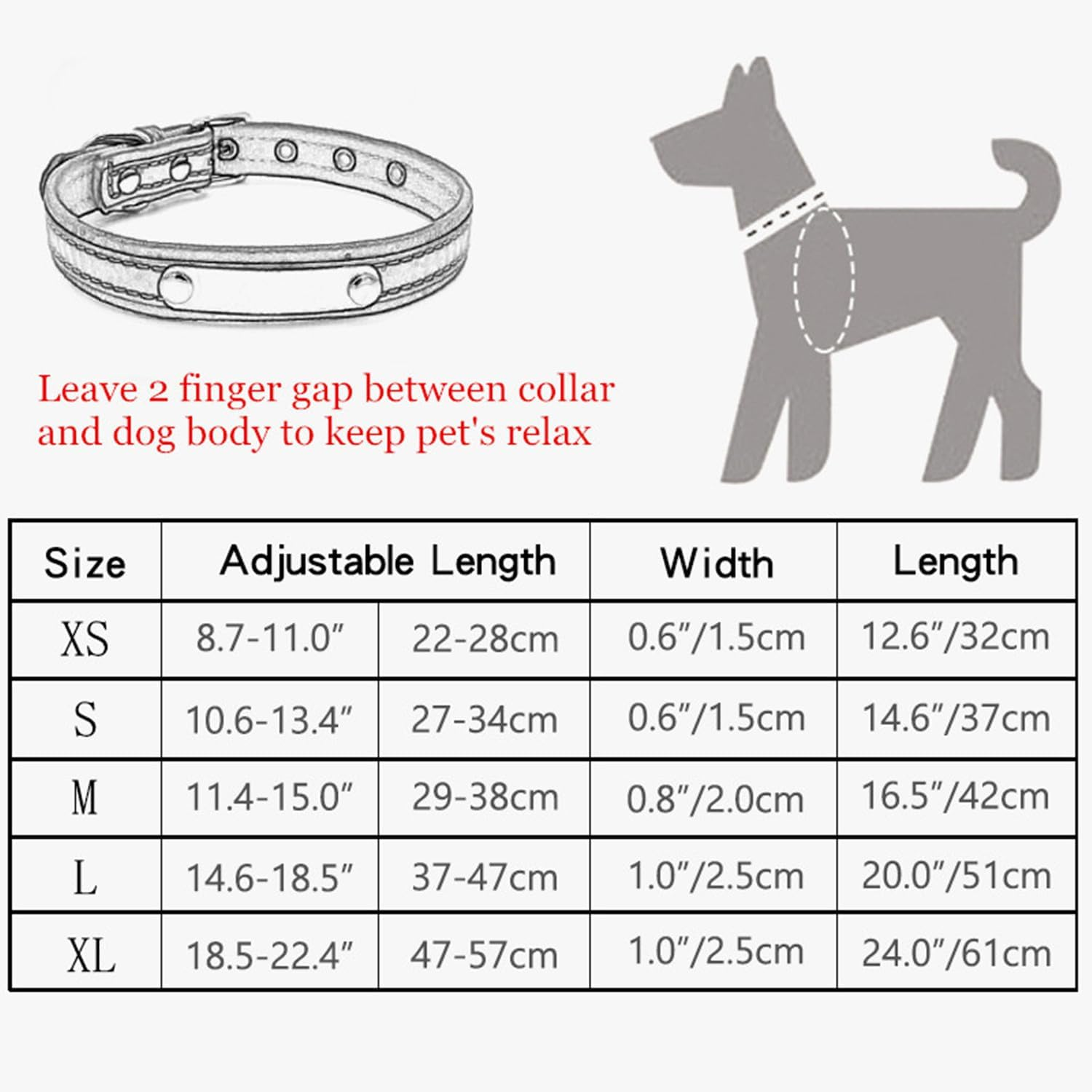 THAIN Personalized Reflective Cat Dog Collar with Name Plate Custom Engraved Cute Puppy Kitten Dog Cat Collars for Male Female Boy Girl Small Medium Large Dogs (Black, XS) image number 5