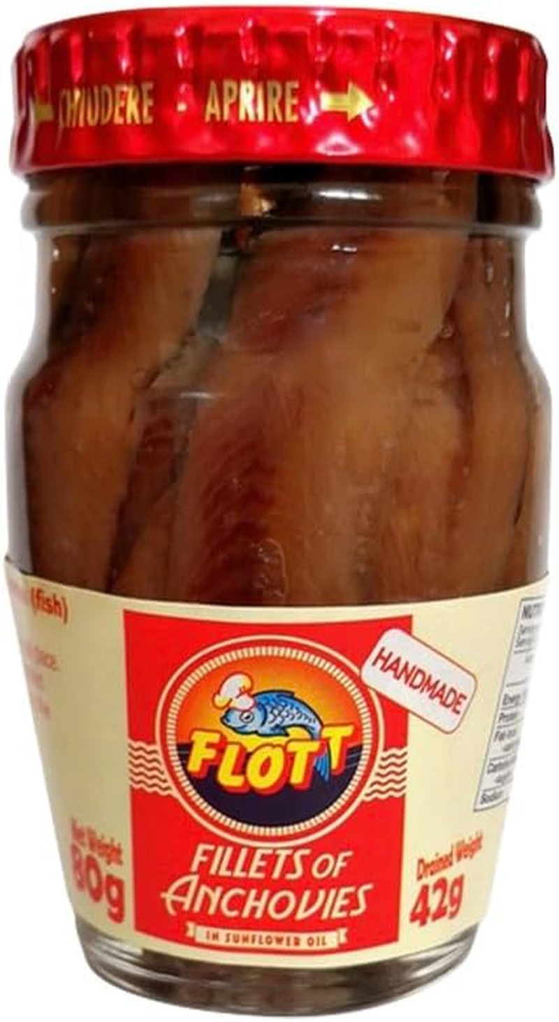 Flott Anchovies Jar 80 G